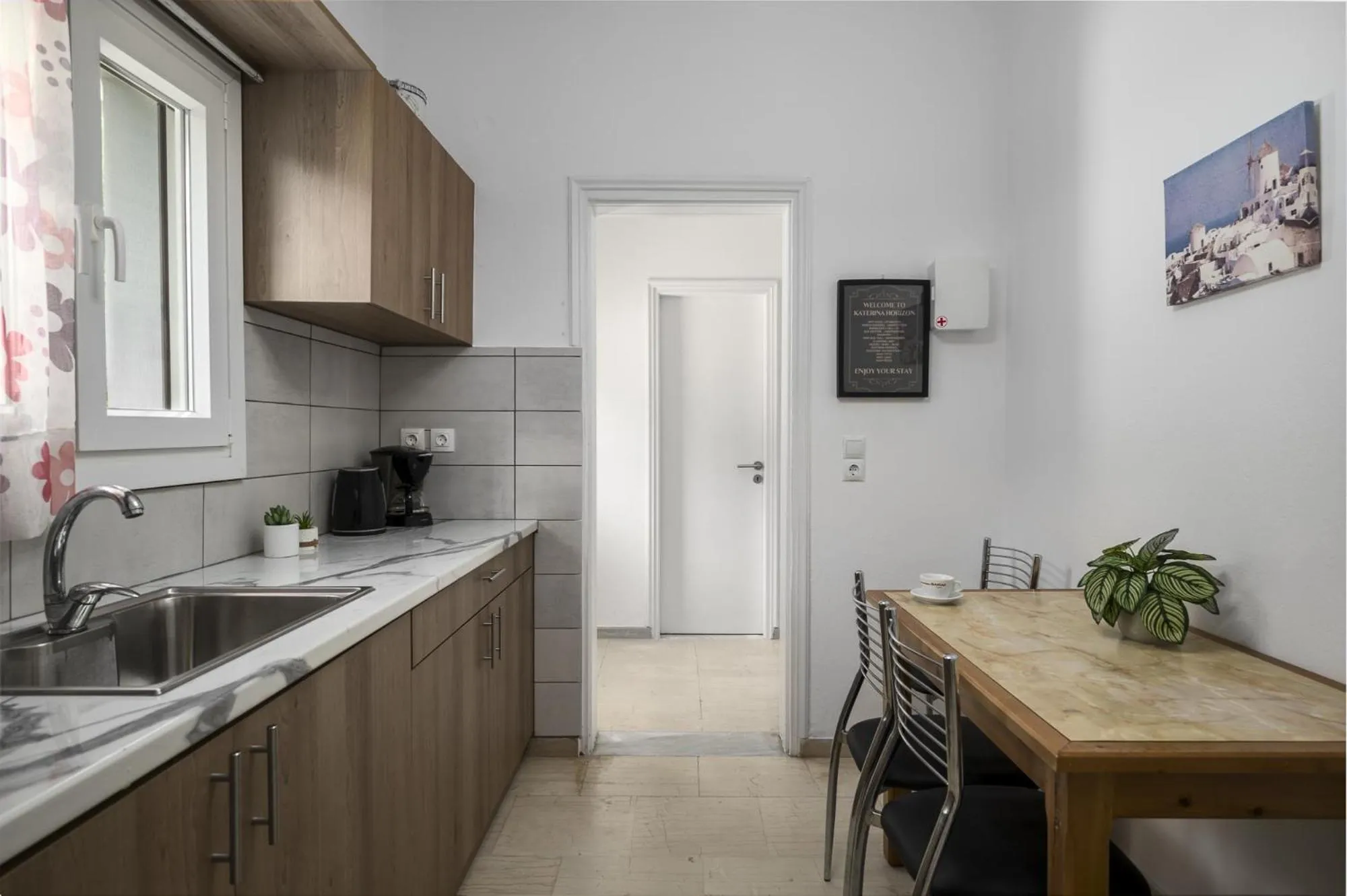 Dining area in Katerina Horizon Apartments by Konnect - 1,8km from Ipsos beach