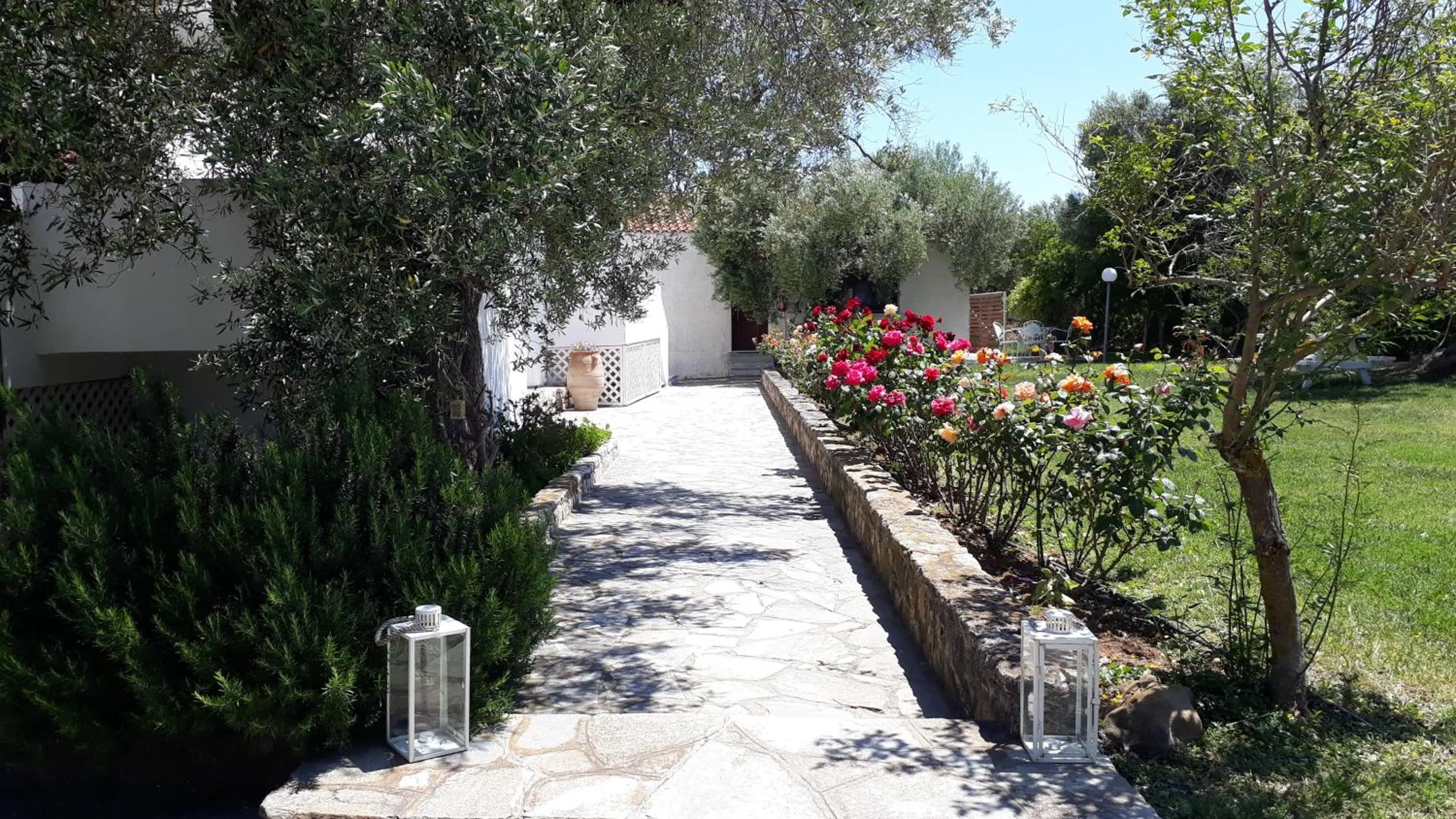Facade/entrance in Marios Garden House