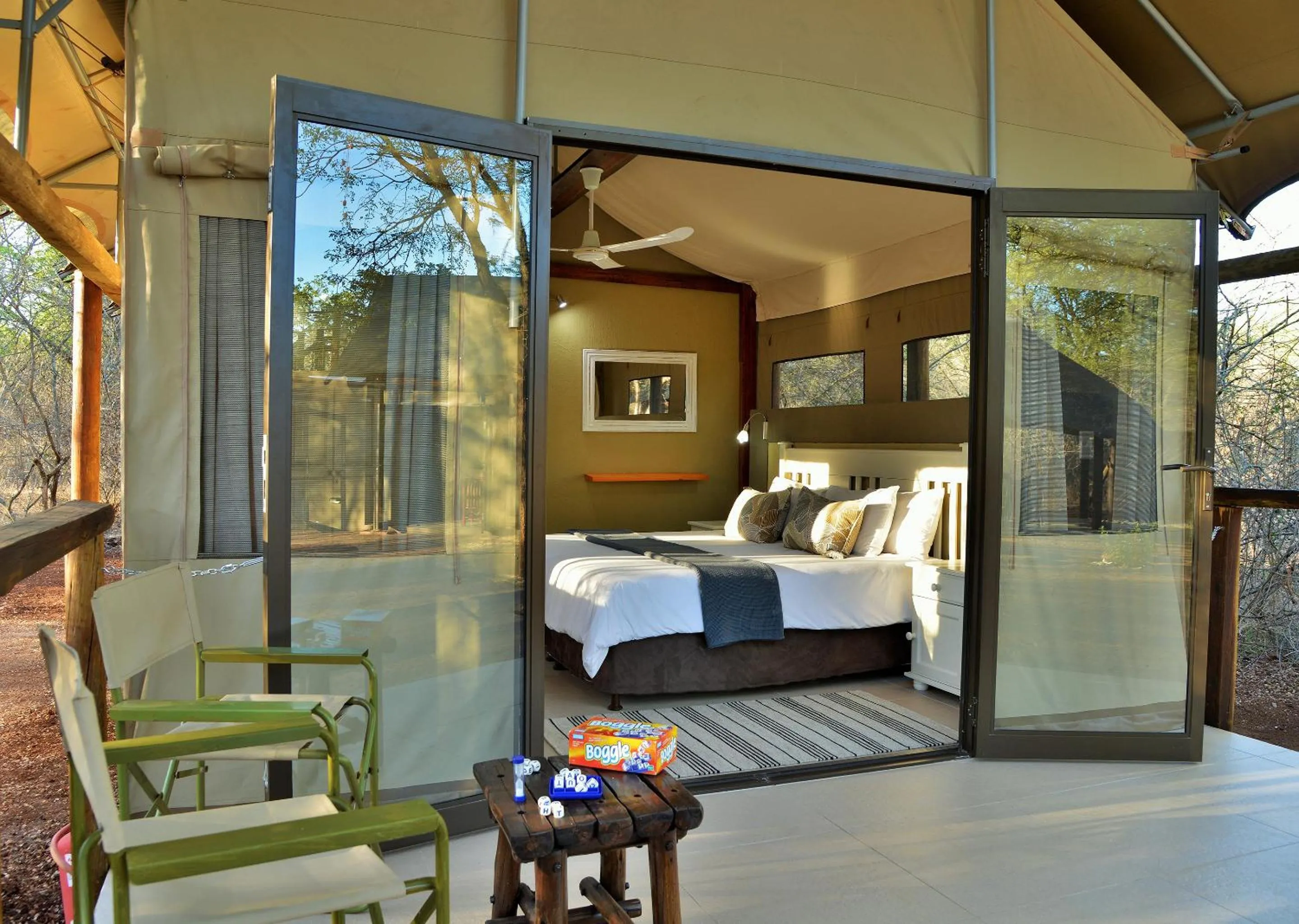 Patio, Bed in Jackalberry Ridge by Dream Resorts