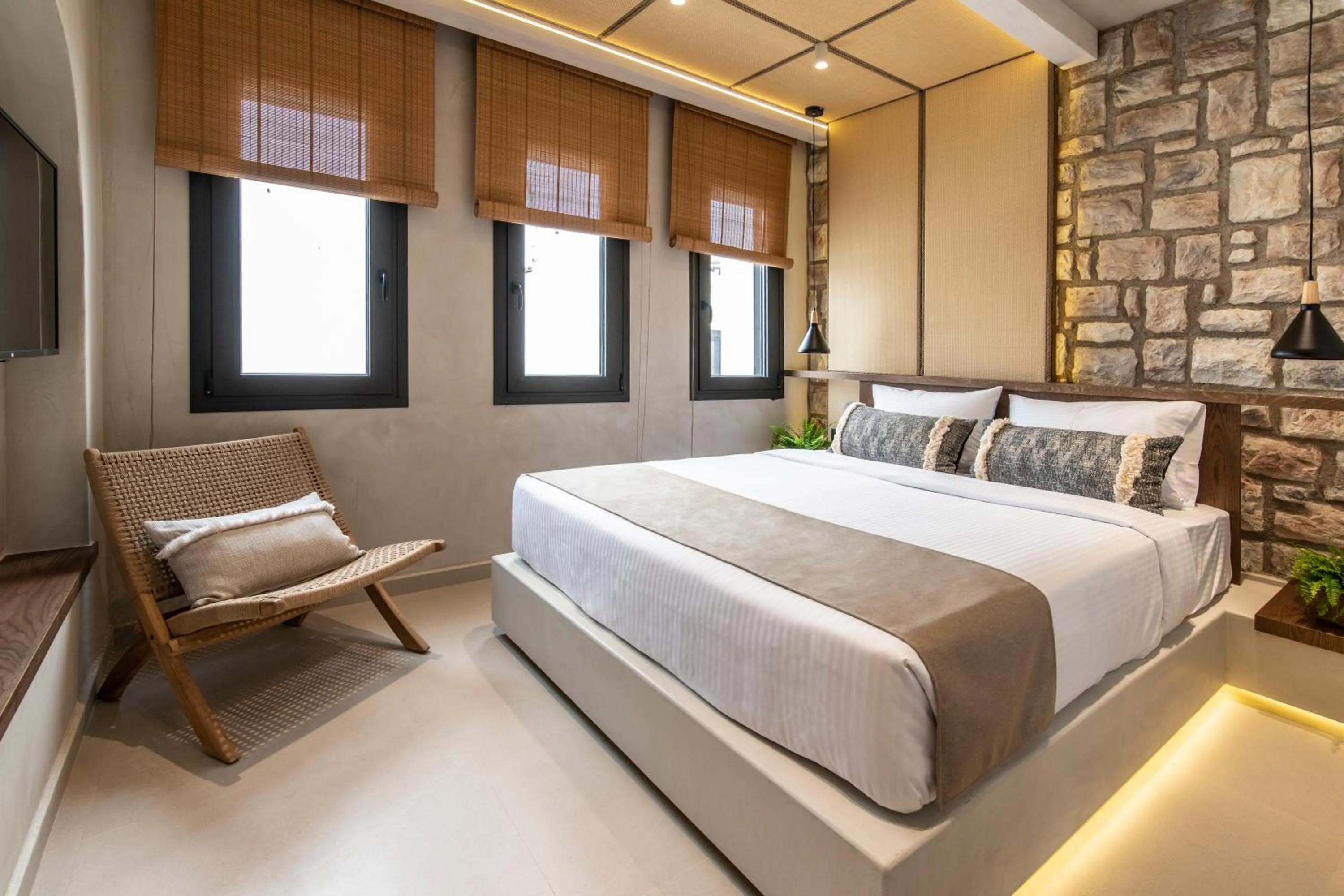 Bed in The Sand Suites - Adults Only