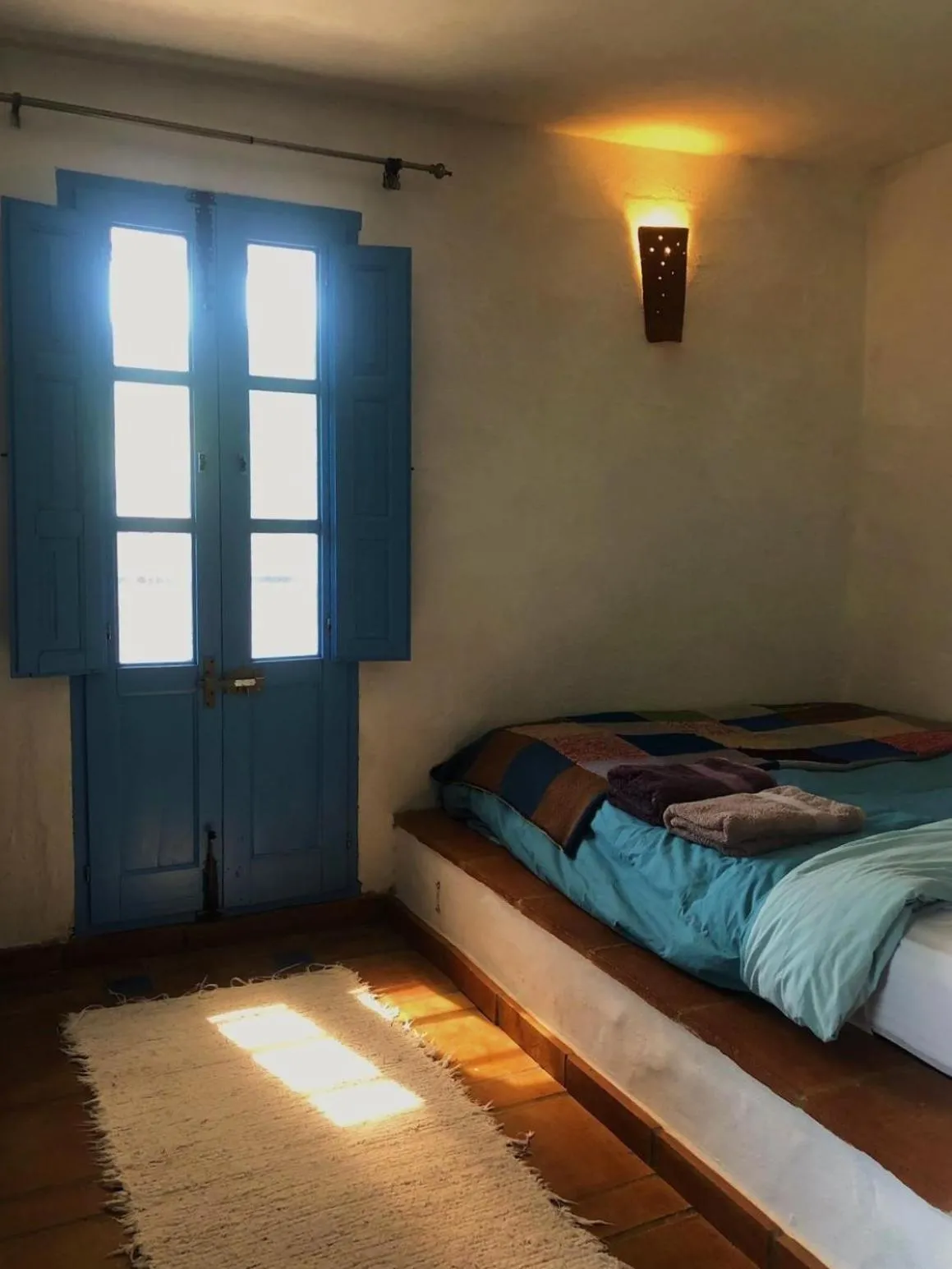 Bed in Finca La Rana Verde