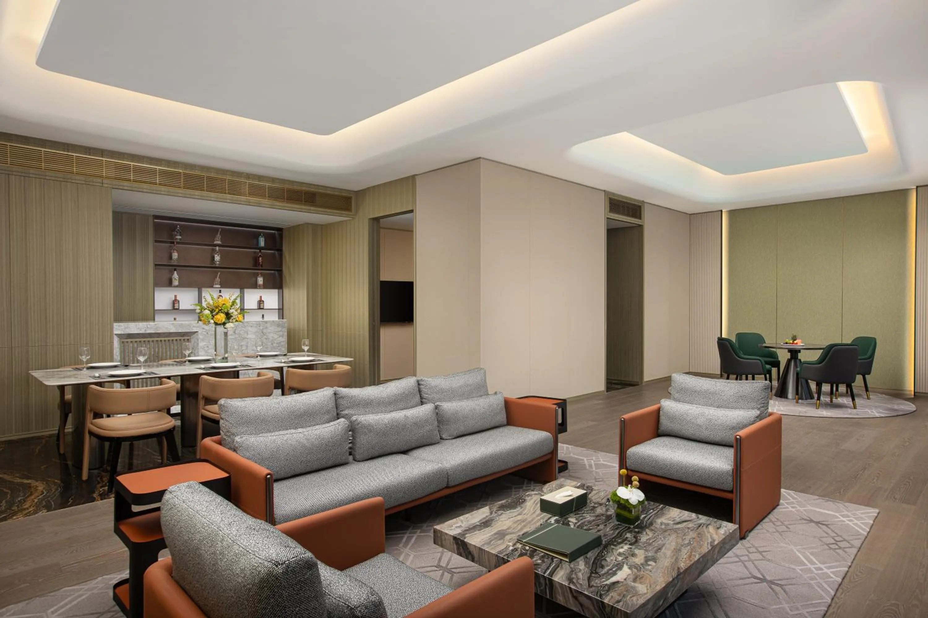 Living room in Crowne Plaza Putian by IHG