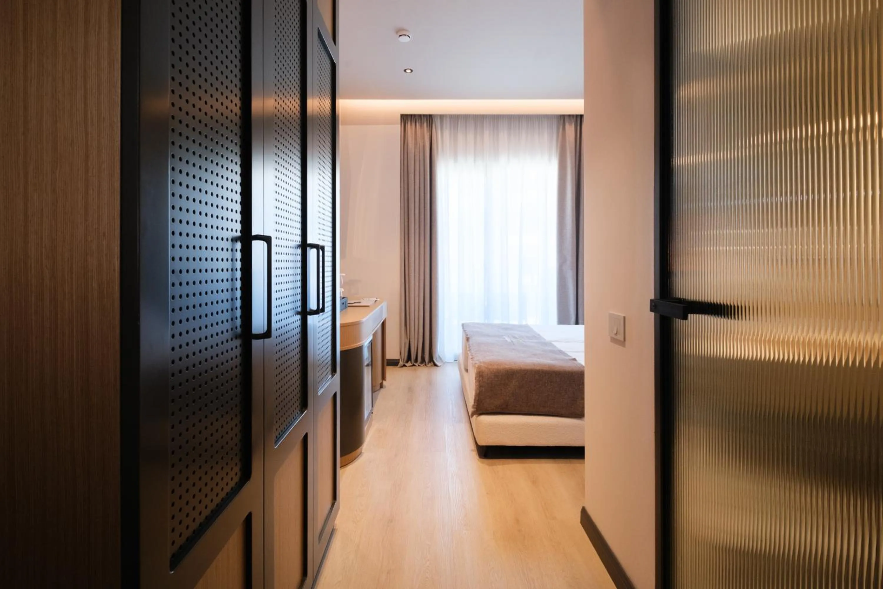 Bed in Saint Nicolas Hotel