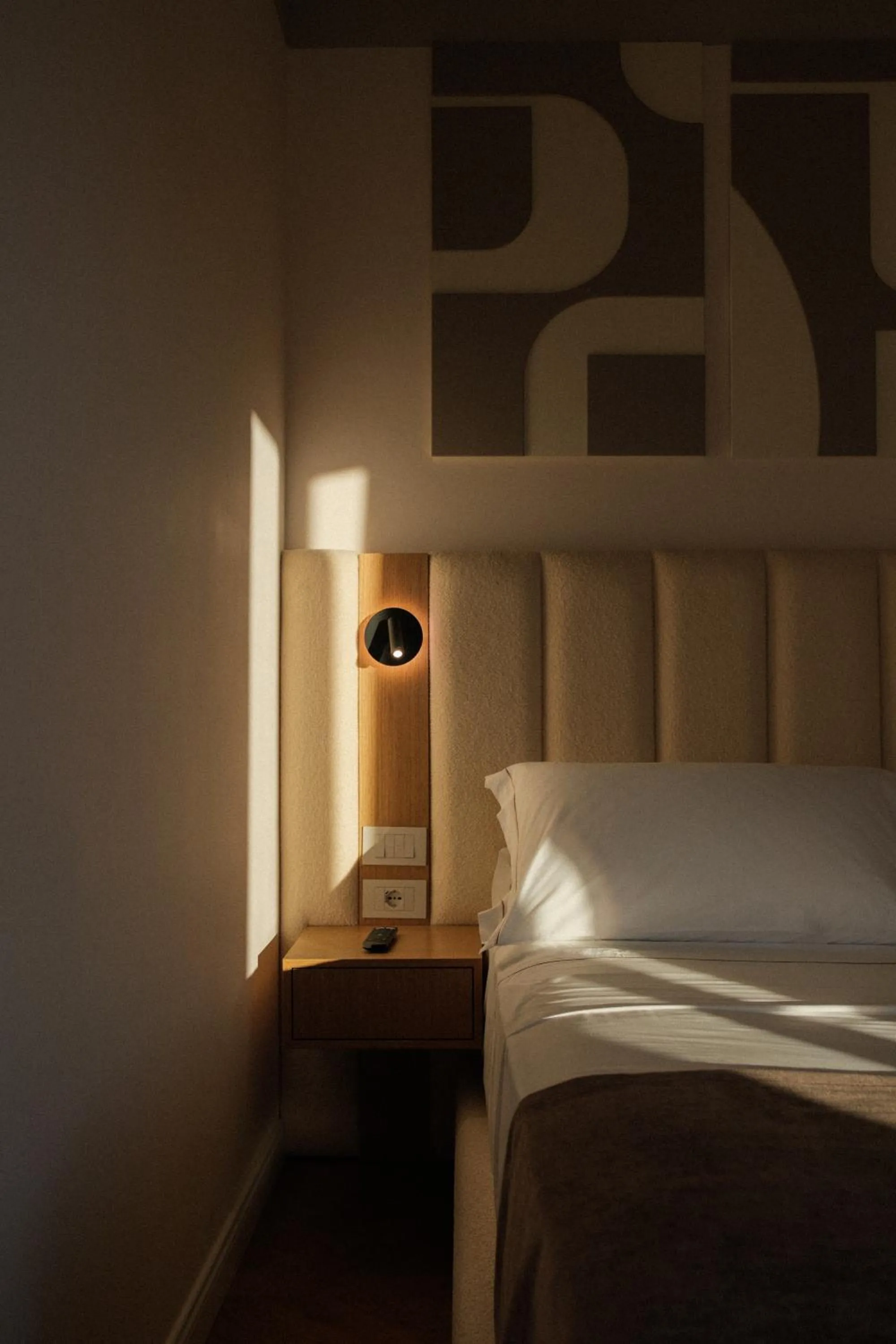 Bed in Saint Nicolas Hotel