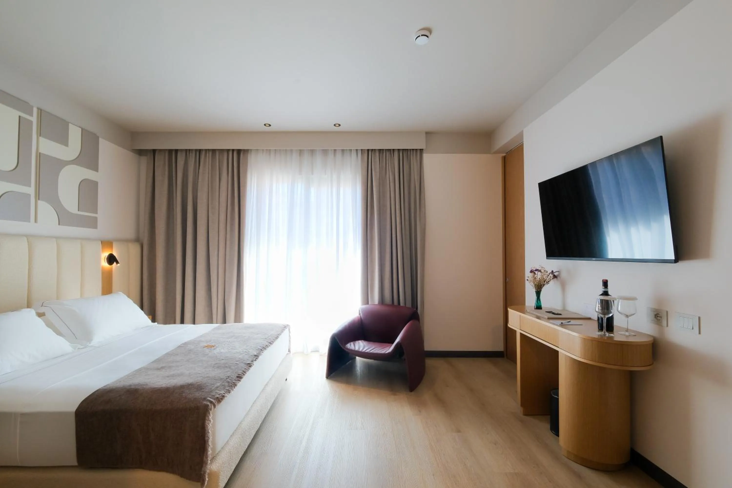 Bed in Saint Nicolas Hotel