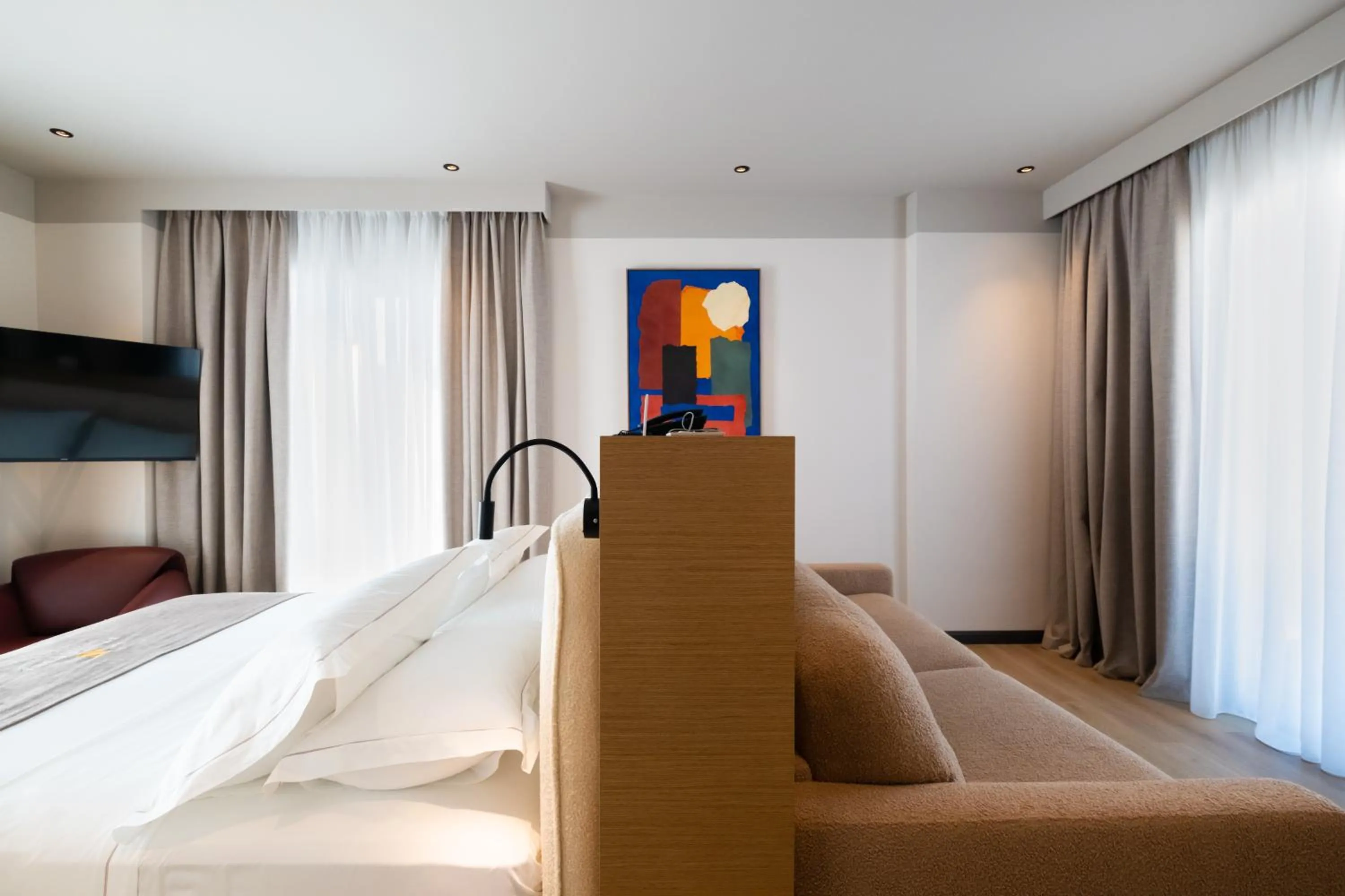 Bed in Saint Nicolas Hotel