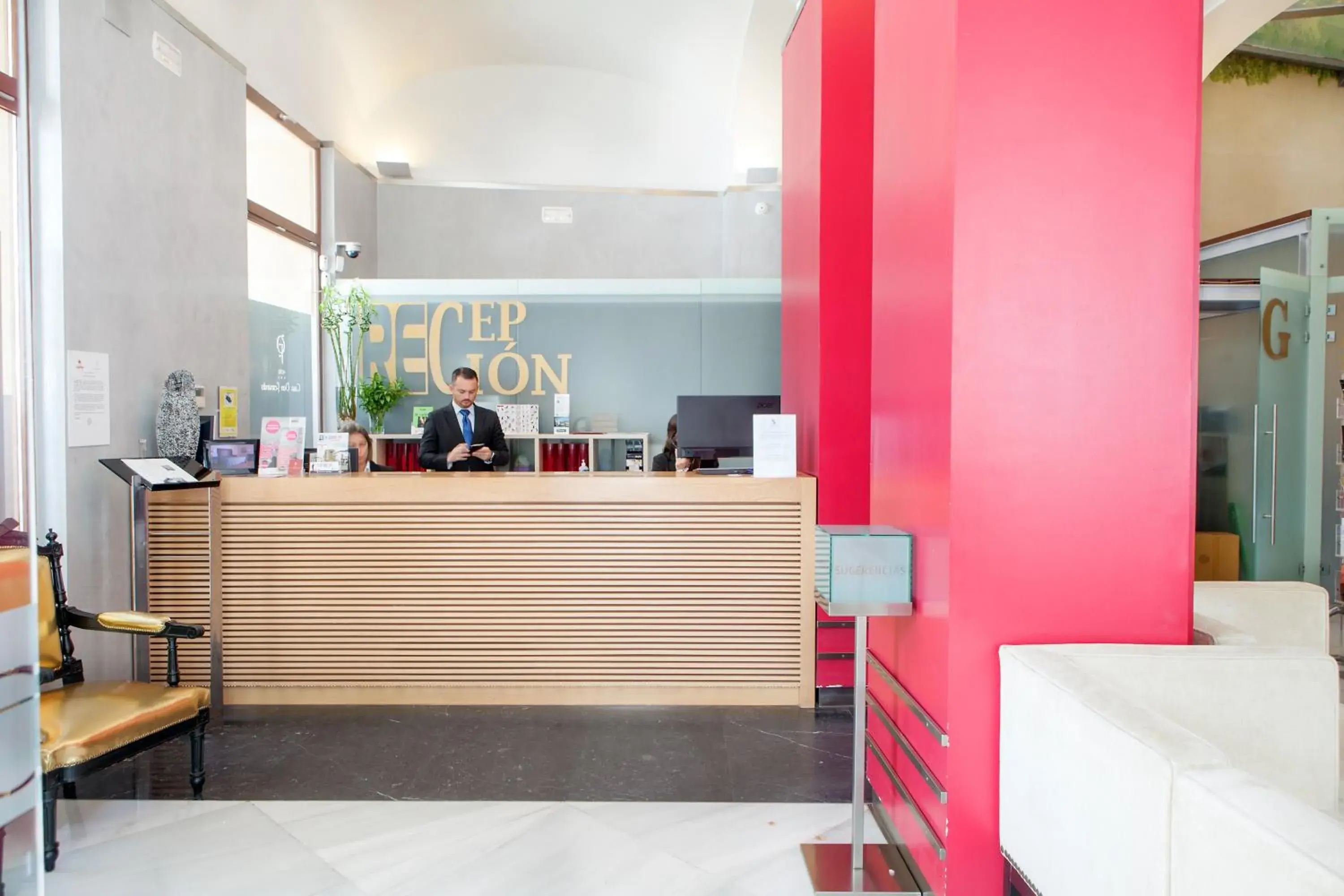 Lobby or reception in Soho Boutique Casa Don Fernando Lobby or reception in Soho Boutique Casa Don Fernando