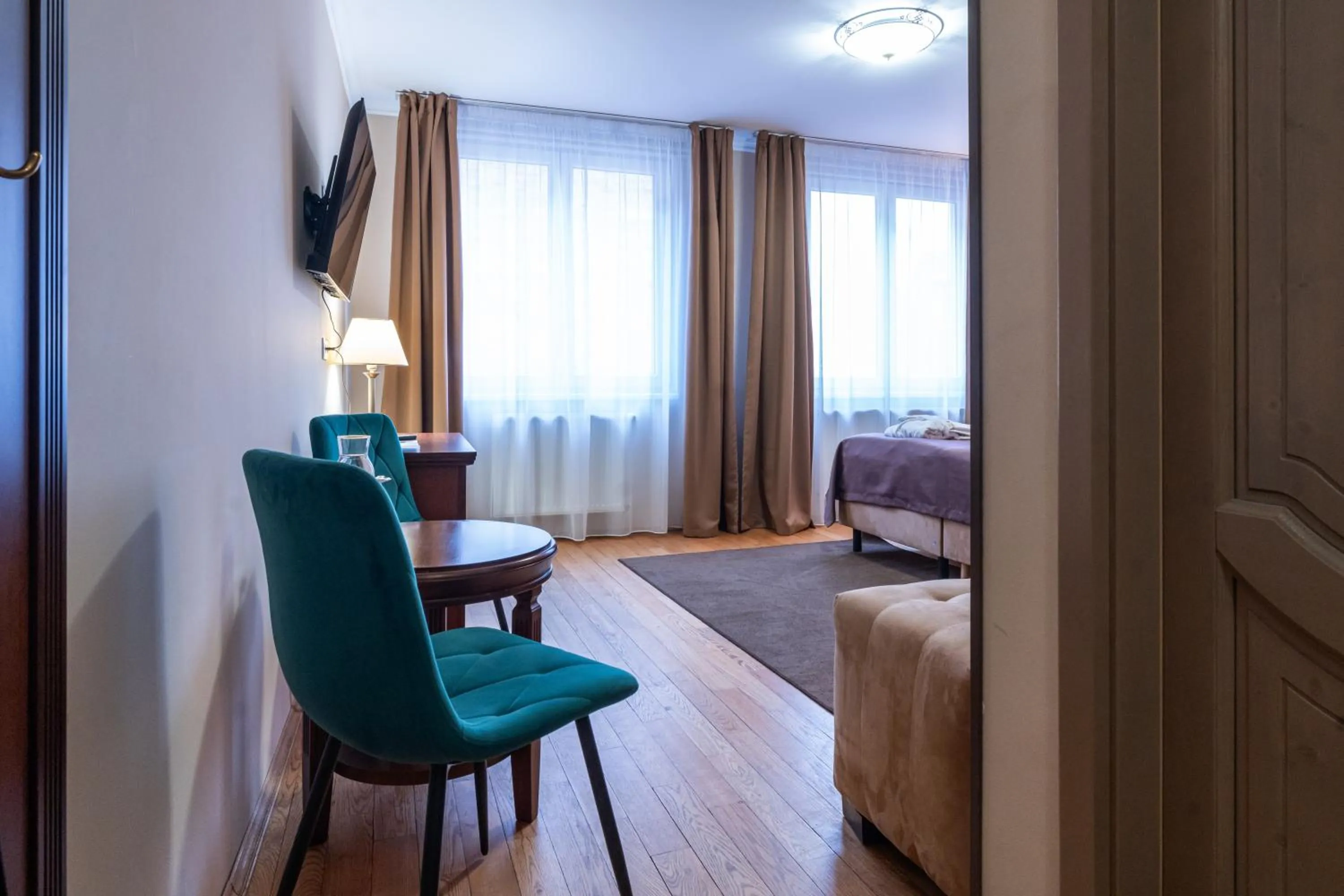 Bed in Wellness Hotel Pivovar Monopol