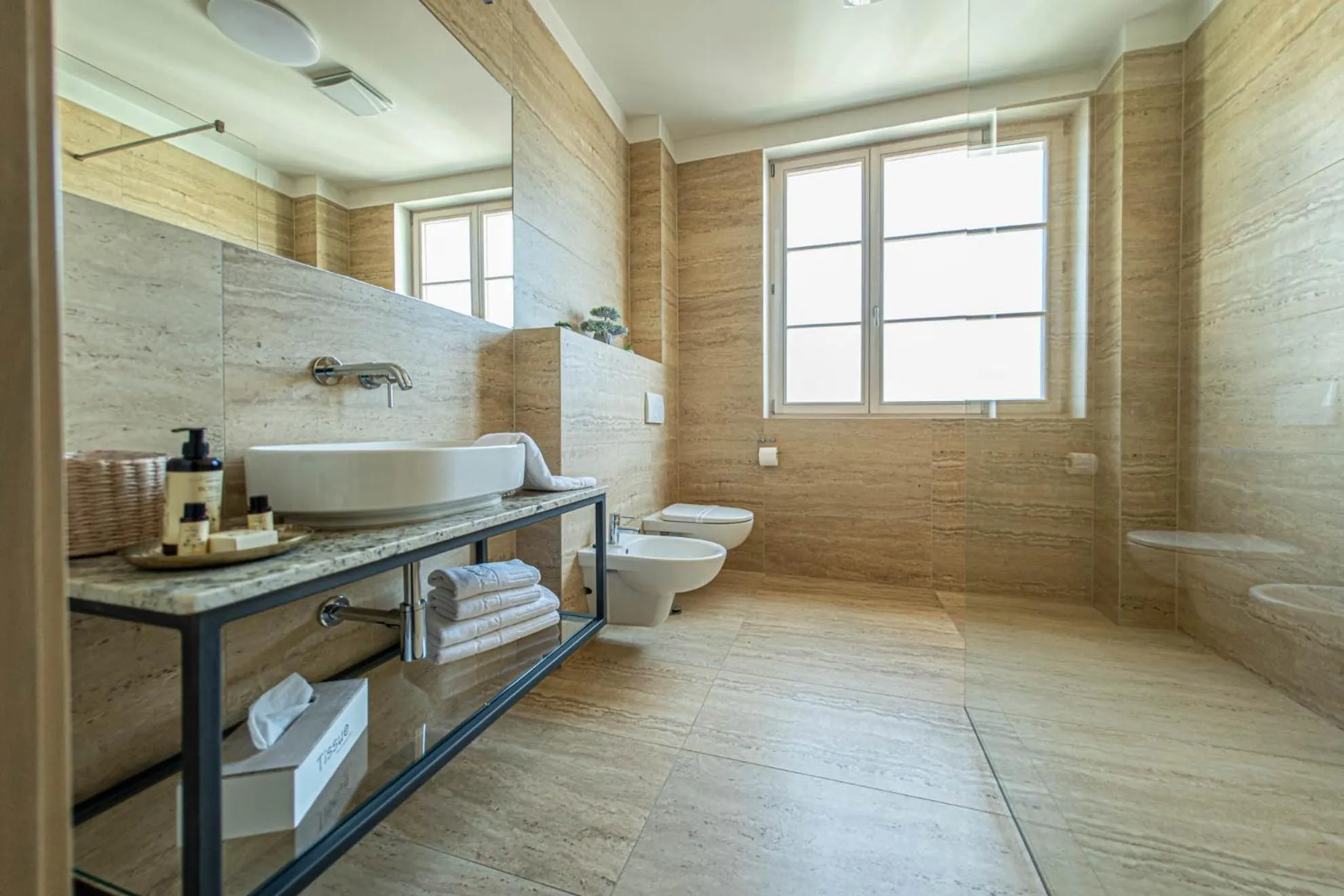 Bathroom in Wellness Hotel Pivovar Monopol