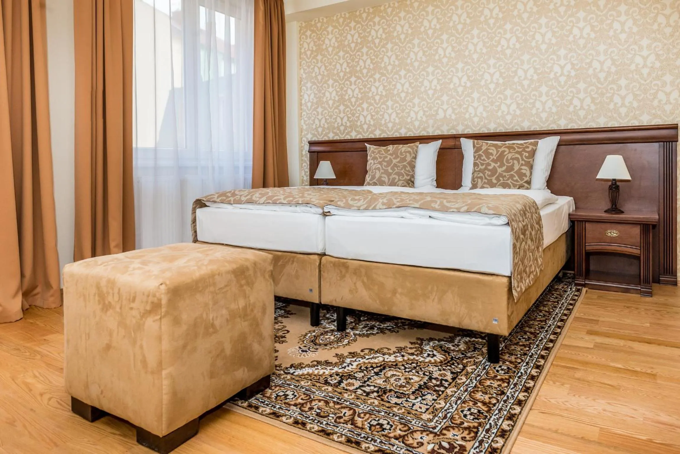 Bedroom, Bed in Wellness Hotel Pivovar Monopol