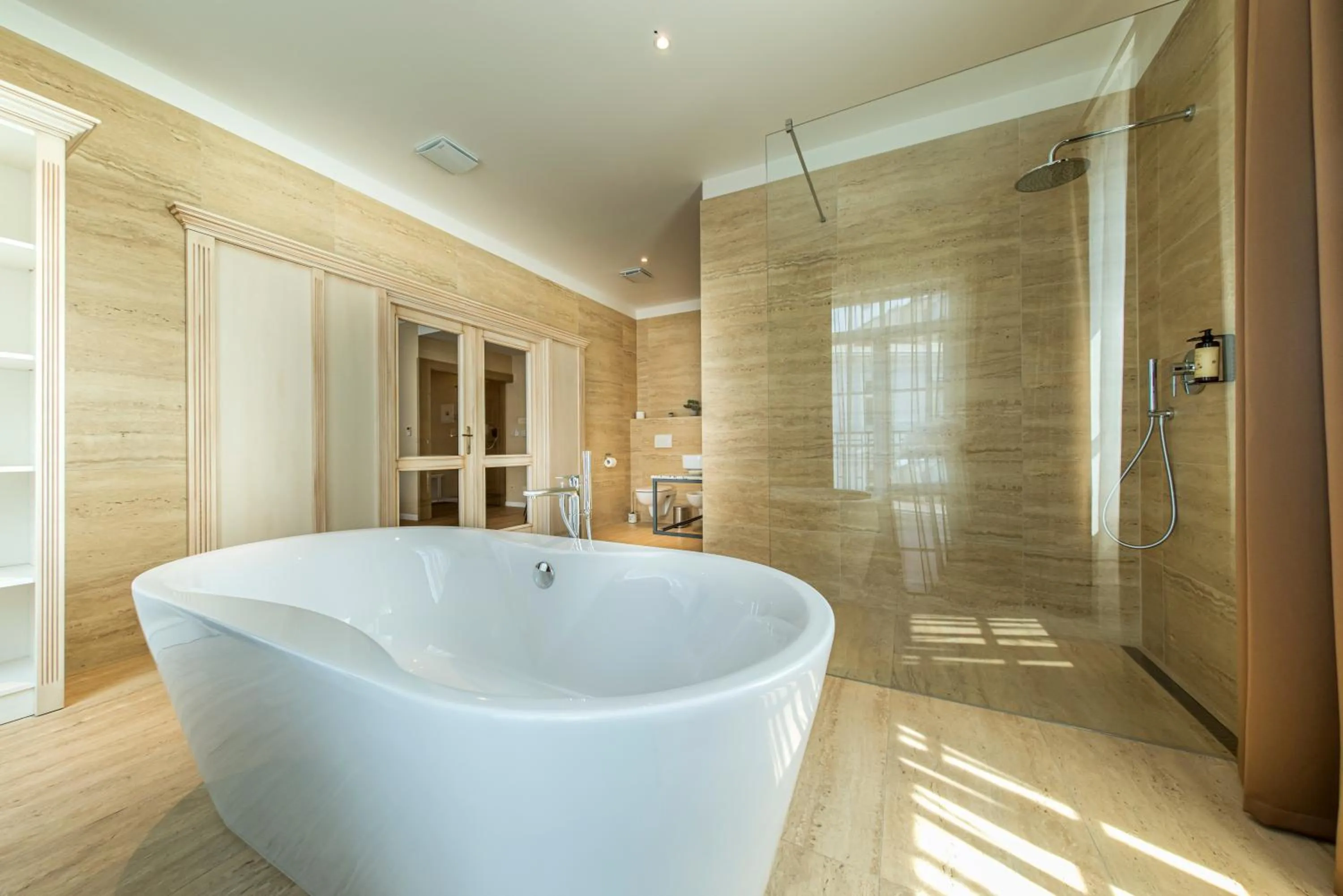 Bathroom in Wellness Hotel Pivovar Monopol