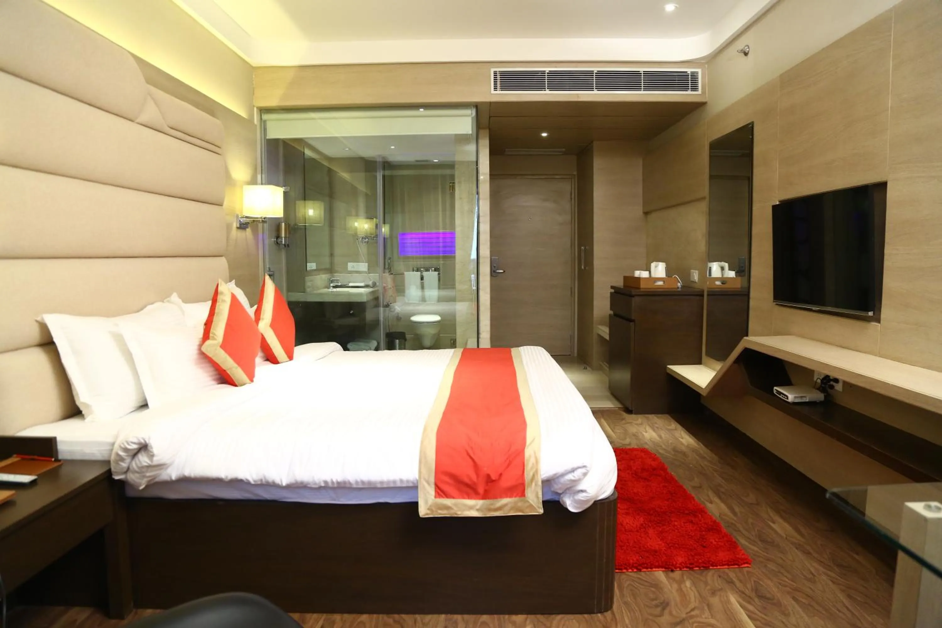 Bedroom, Bed in The Fern Residency