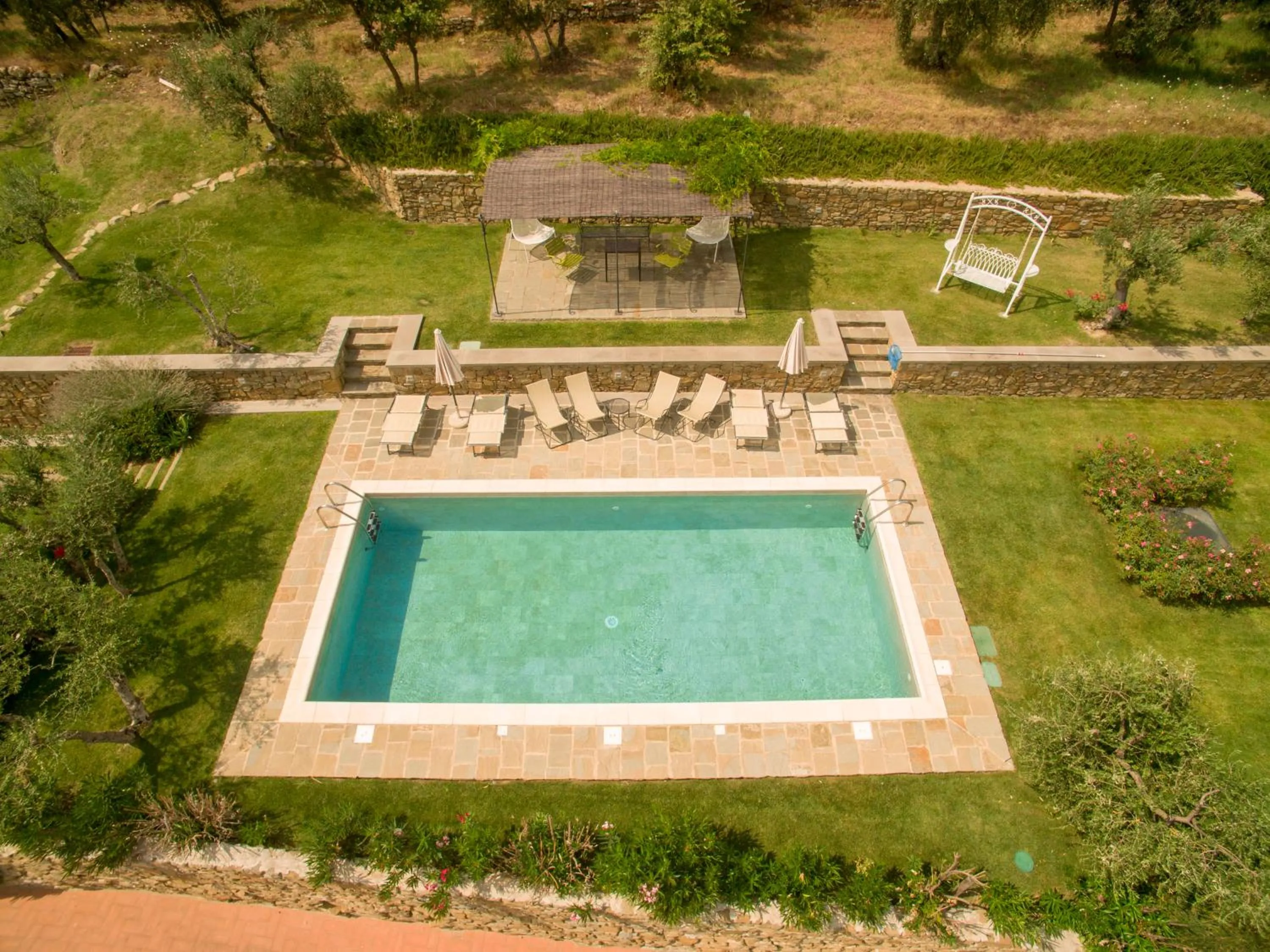 Bird's eye view in Villa San Pietro