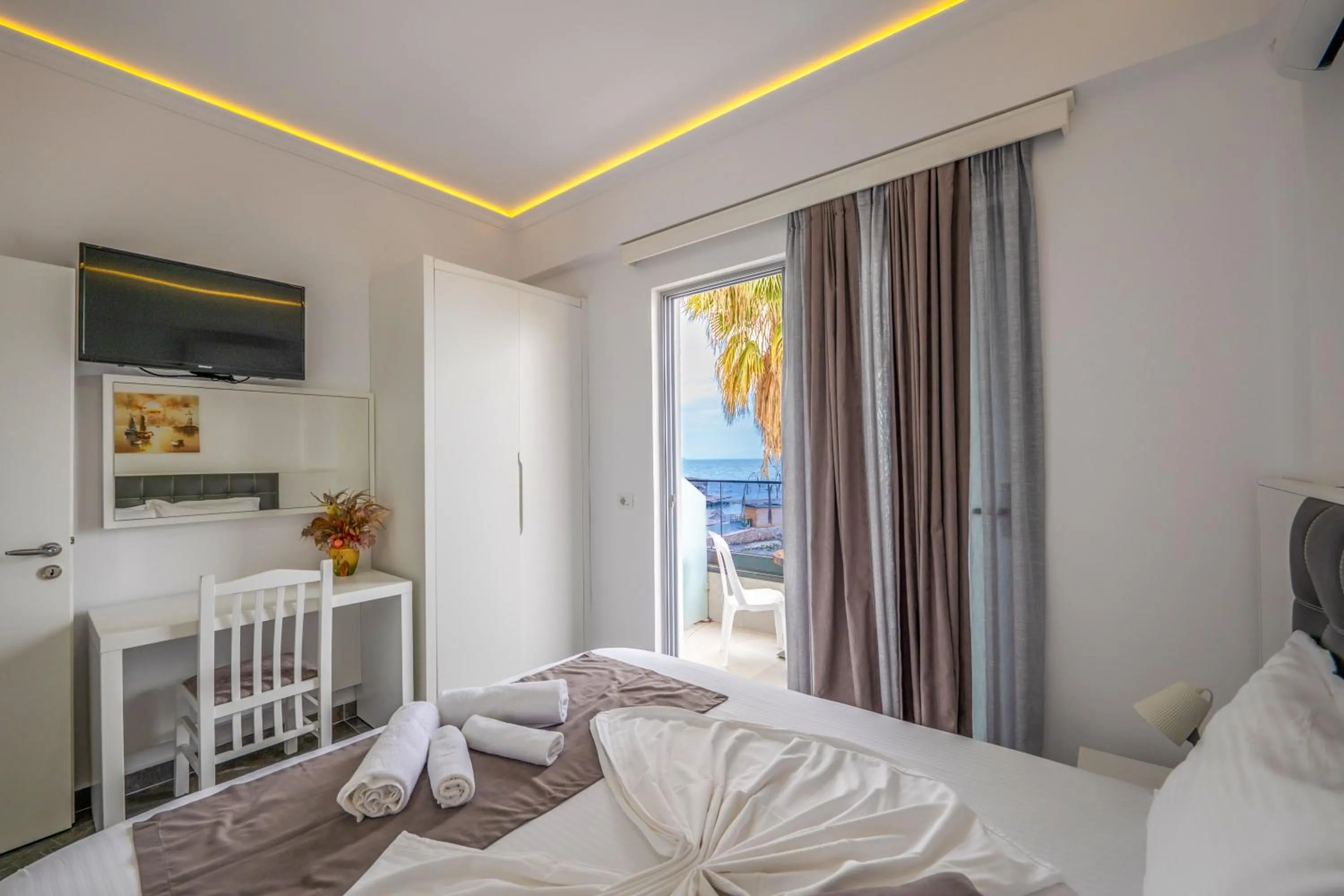 TV and multimedia, Bed in Vila Era Beach