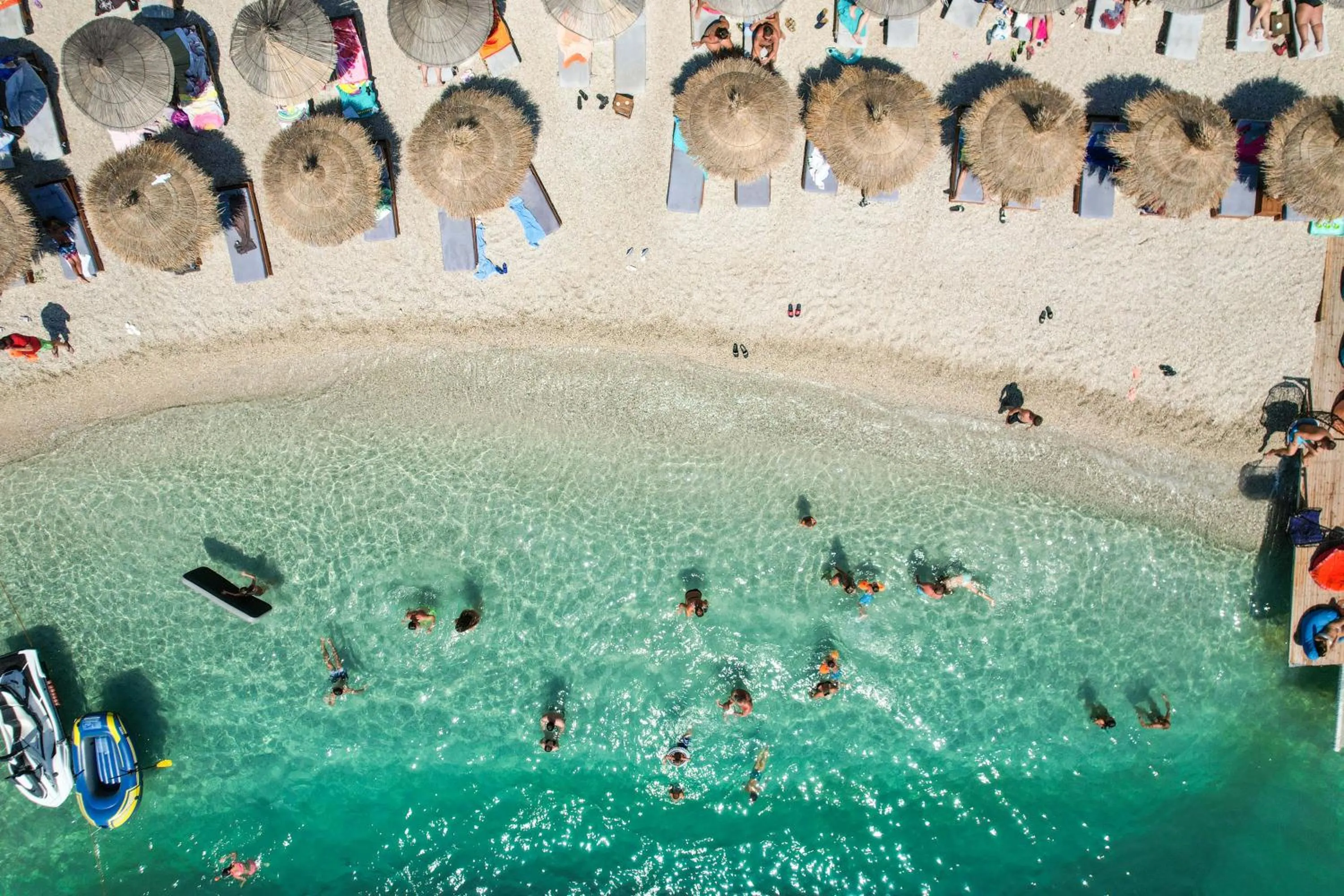 Bird's eye view in Vila Era Beach