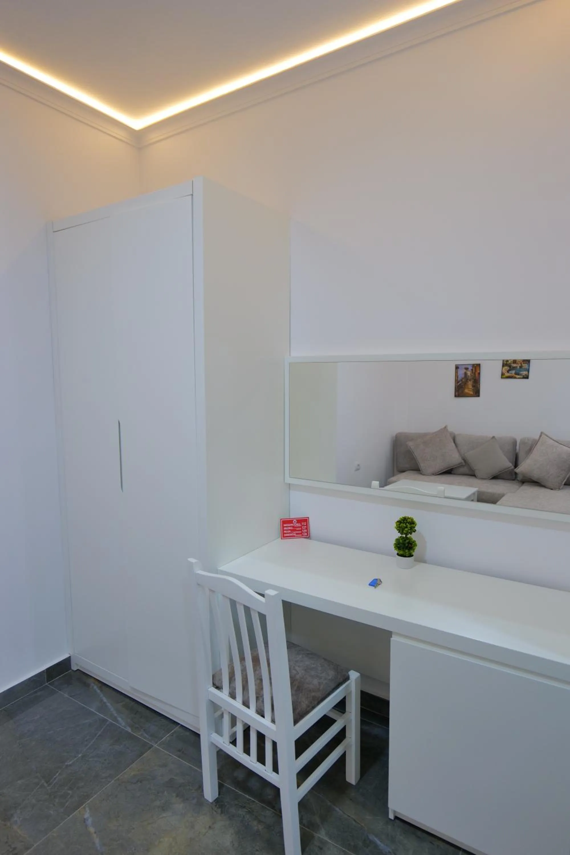 Seating area, Bed in Vila Era Beach