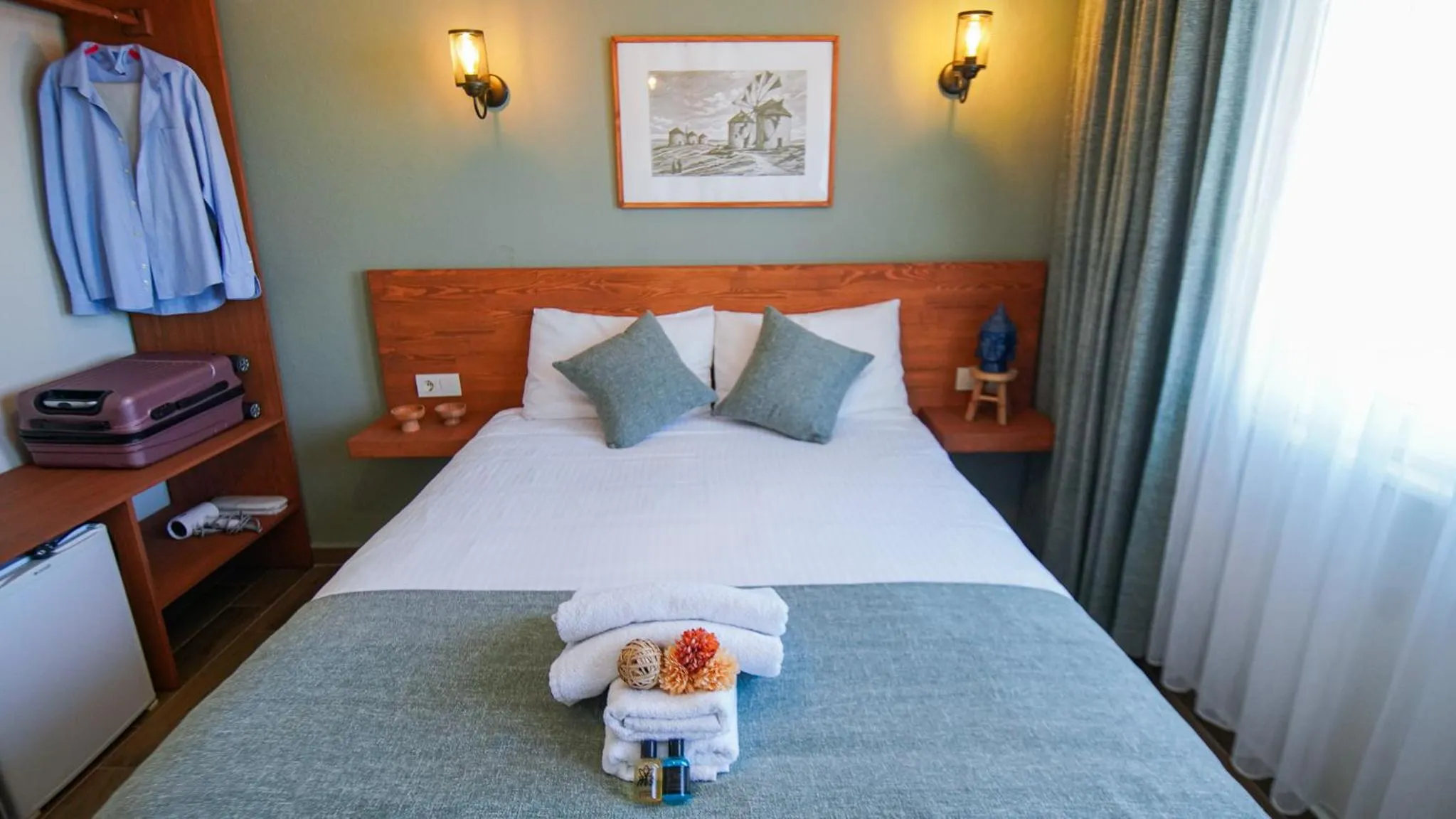 Bed in Bozcaada Aspava Otel