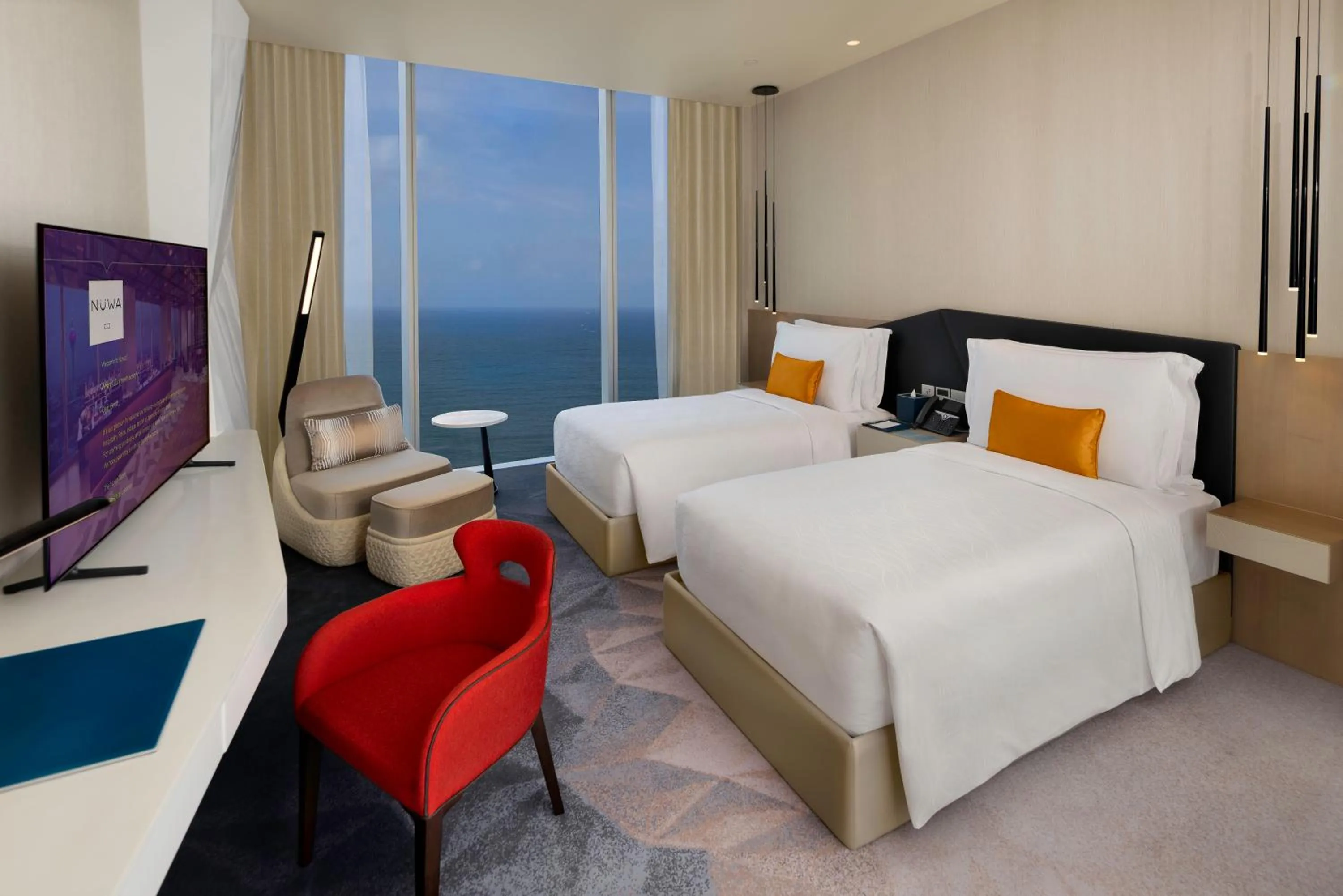 Bedroom, Bed in Nuwa Sri Lanka at City of Dreams