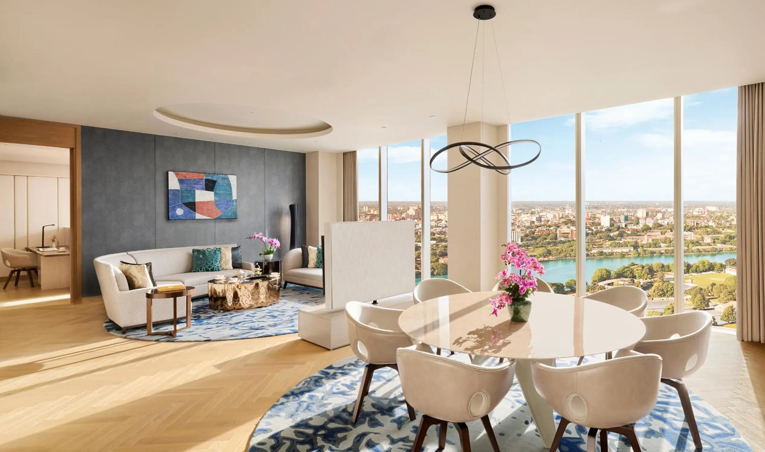 Living room in Nuwa Sri Lanka at City of Dreams