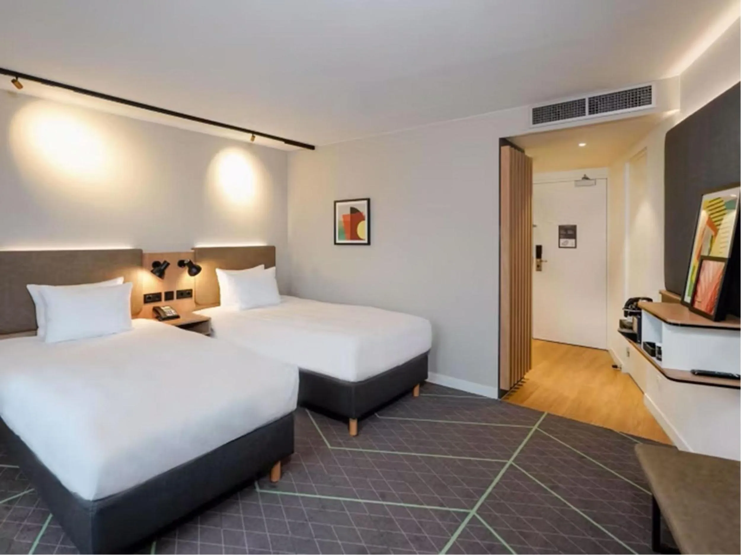 Bedroom, Bed in Hotel Nordseka The Hague - Voorburg