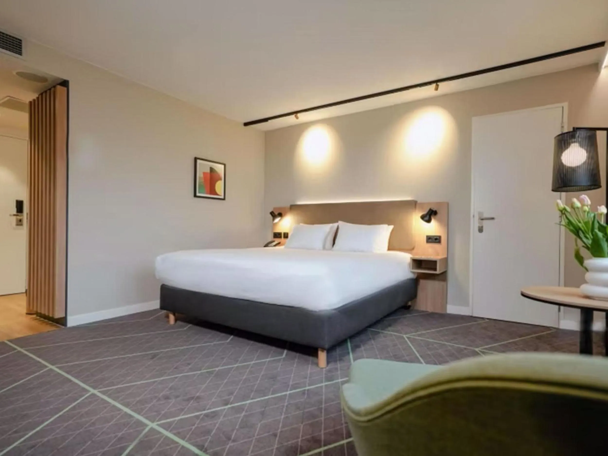 Bedroom, Bed in Hotel Nordseka The Hague - Voorburg