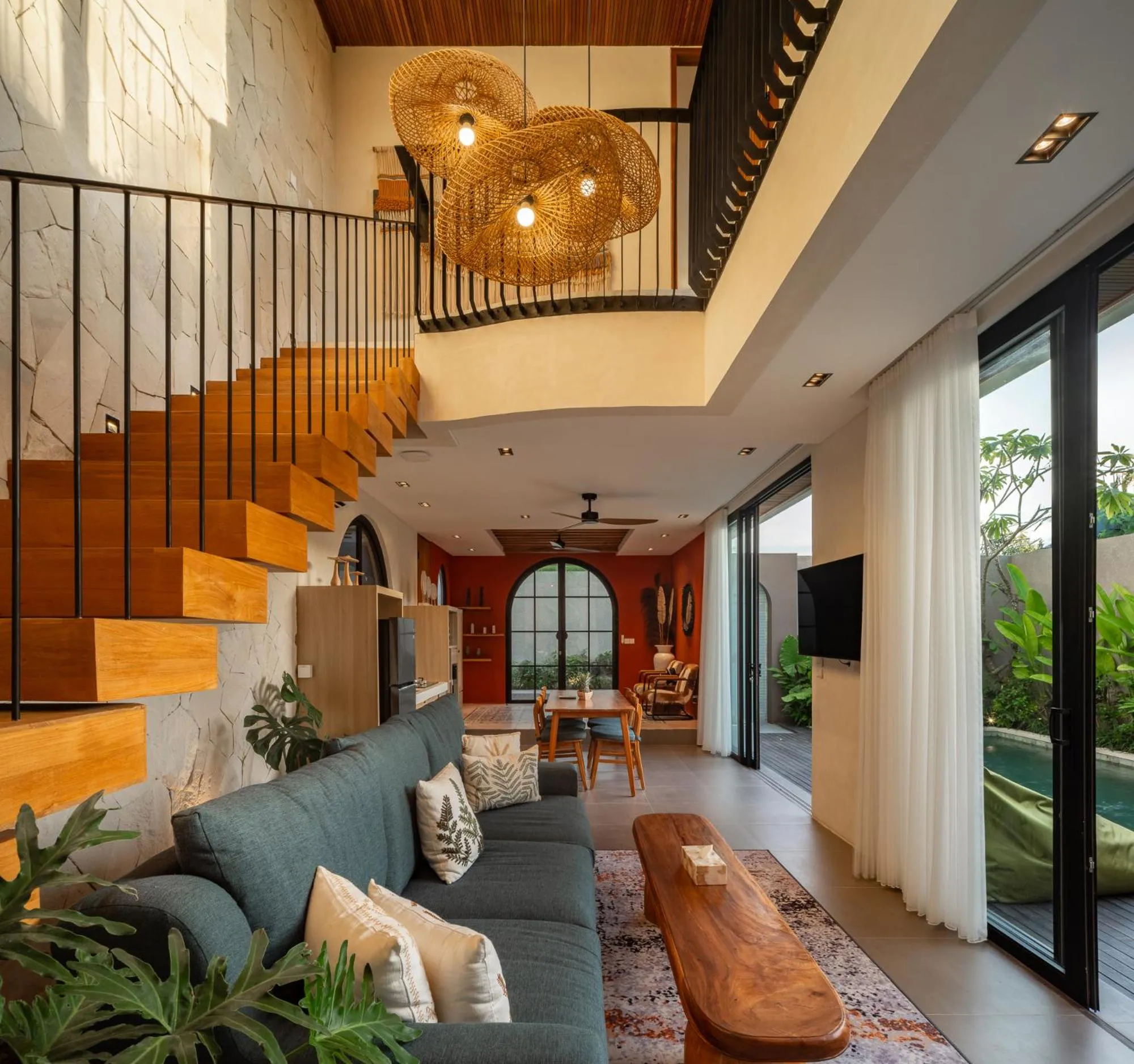 Living room in The Foglia Canggu