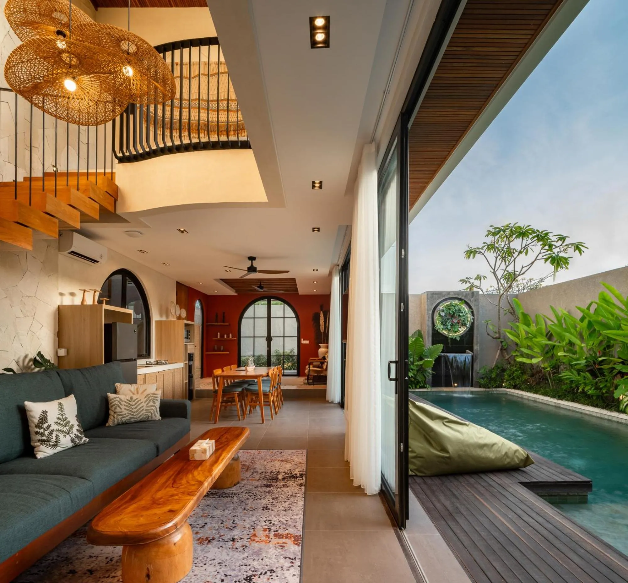 Living room in The Foglia Canggu
