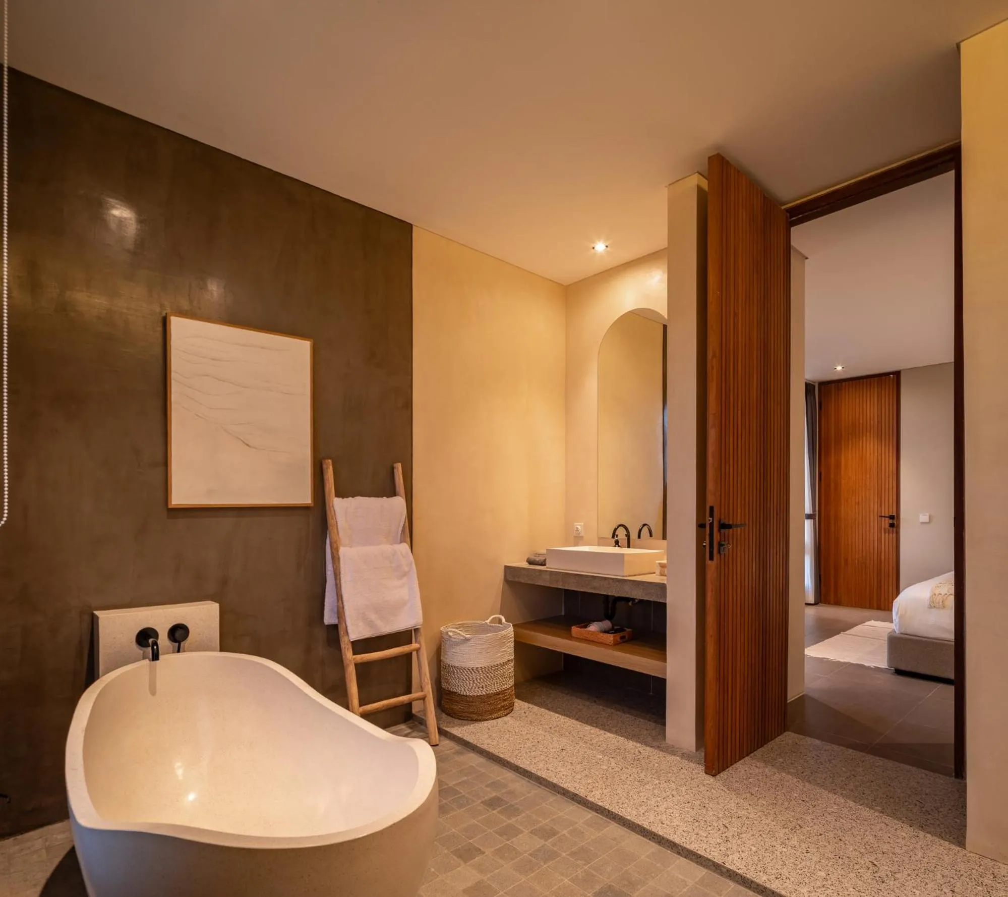 Bathroom, Bed in The Foglia Canggu