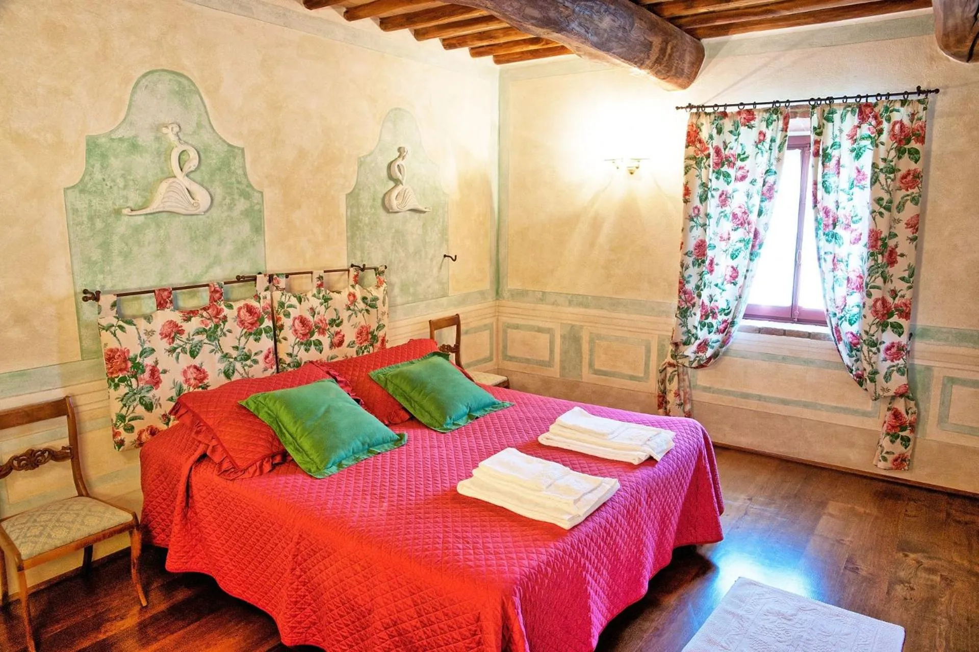 Bedroom, Bed in Villa Petrognano by PosarelliVillas
