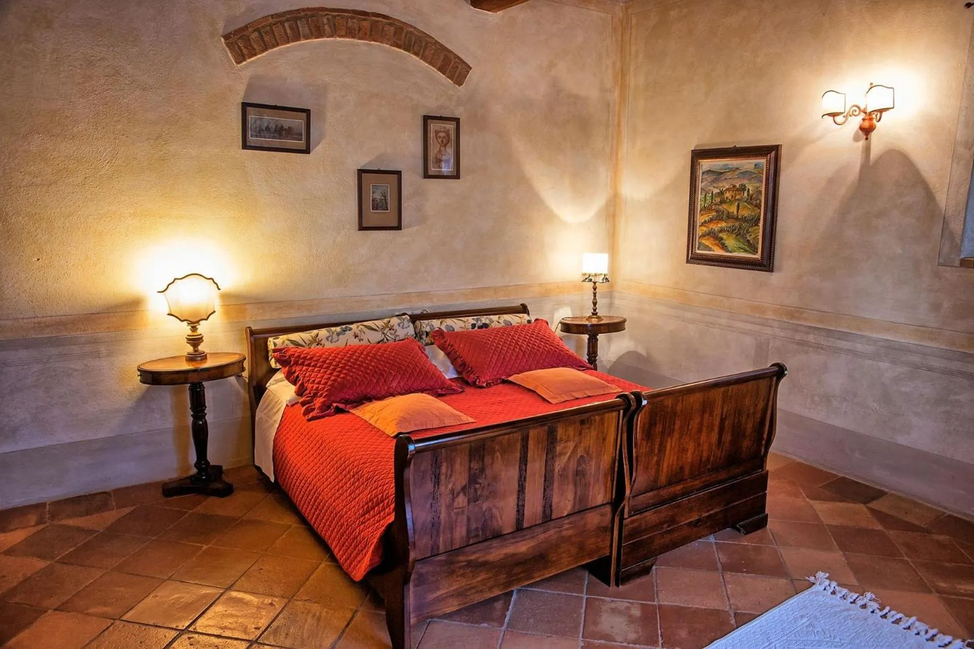 Bedroom, Bed in Villa Petrognano by PosarelliVillas