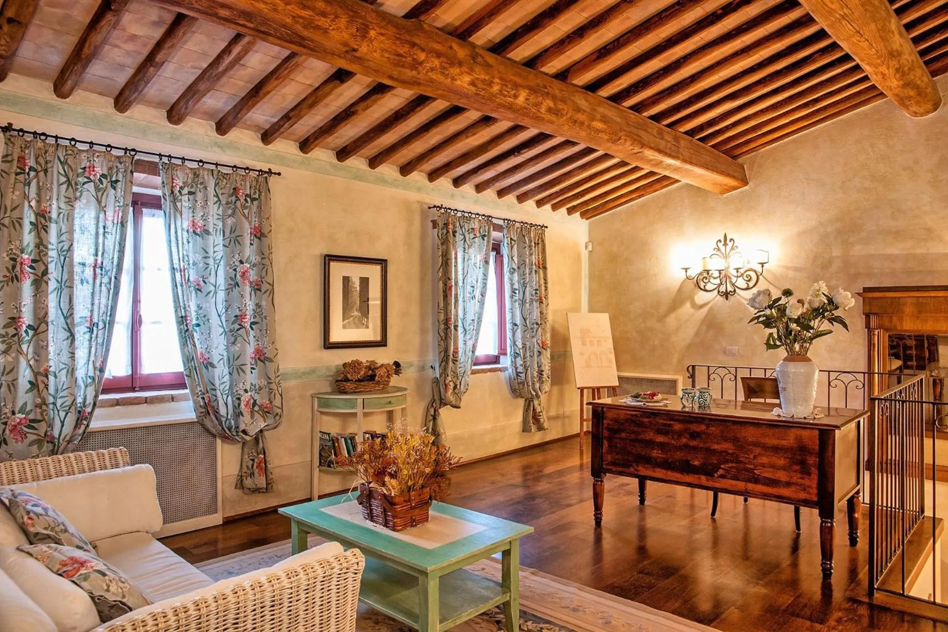 Living room in Villa Petrognano by PosarelliVillas