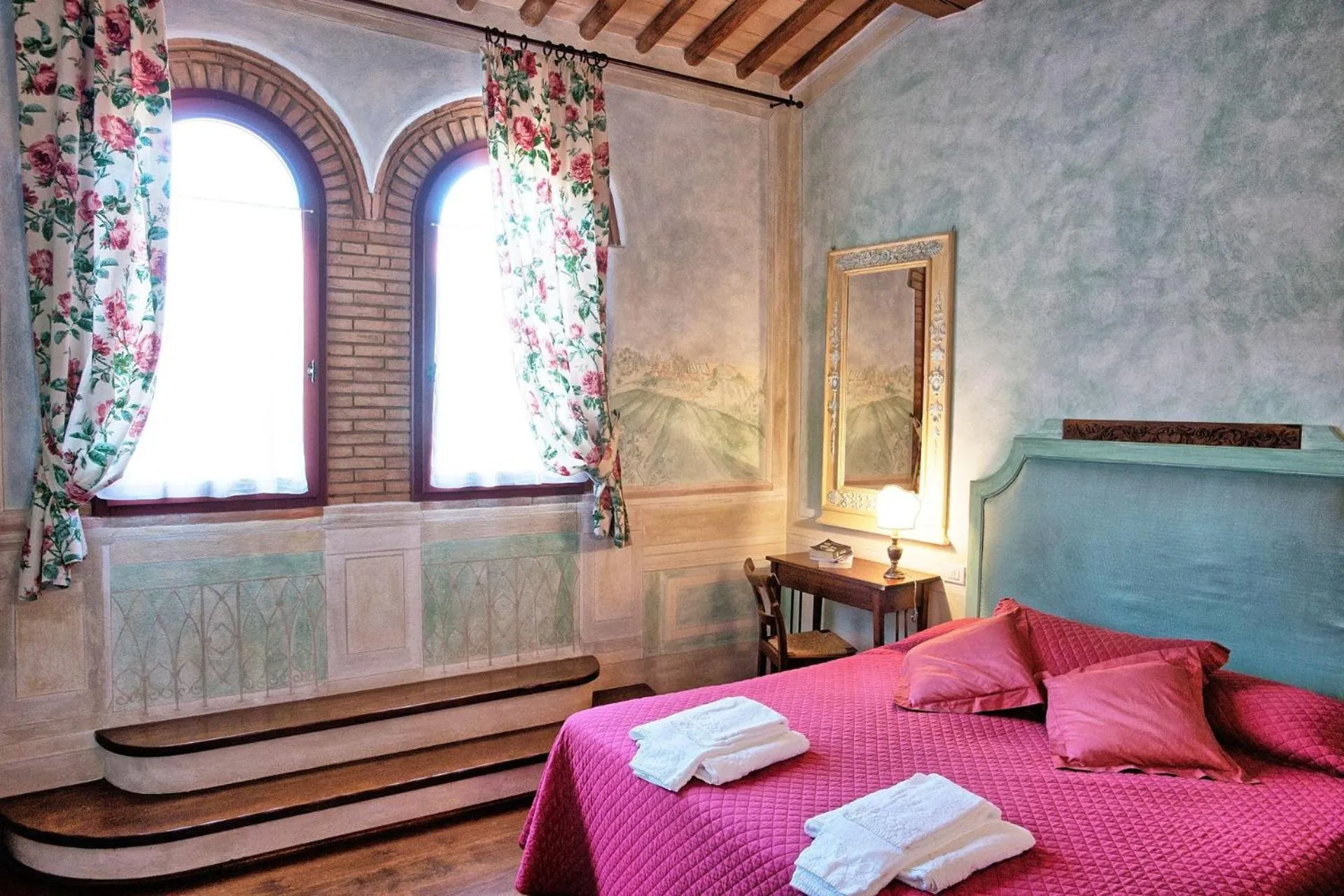 Bedroom, Bed in Villa Petrognano by PosarelliVillas
