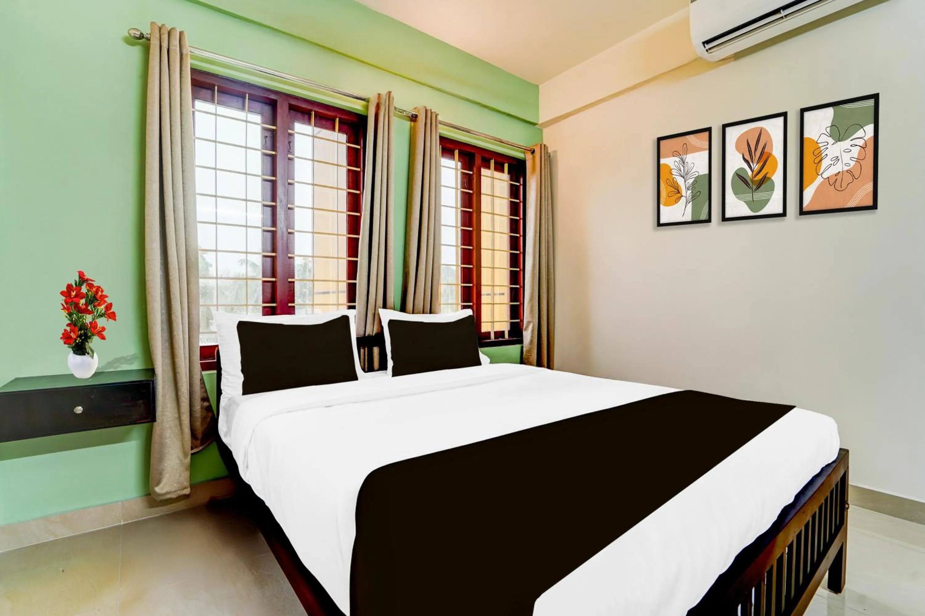 Bedroom, Bed in Super Collection O Kottayam Formerly Sap Inn