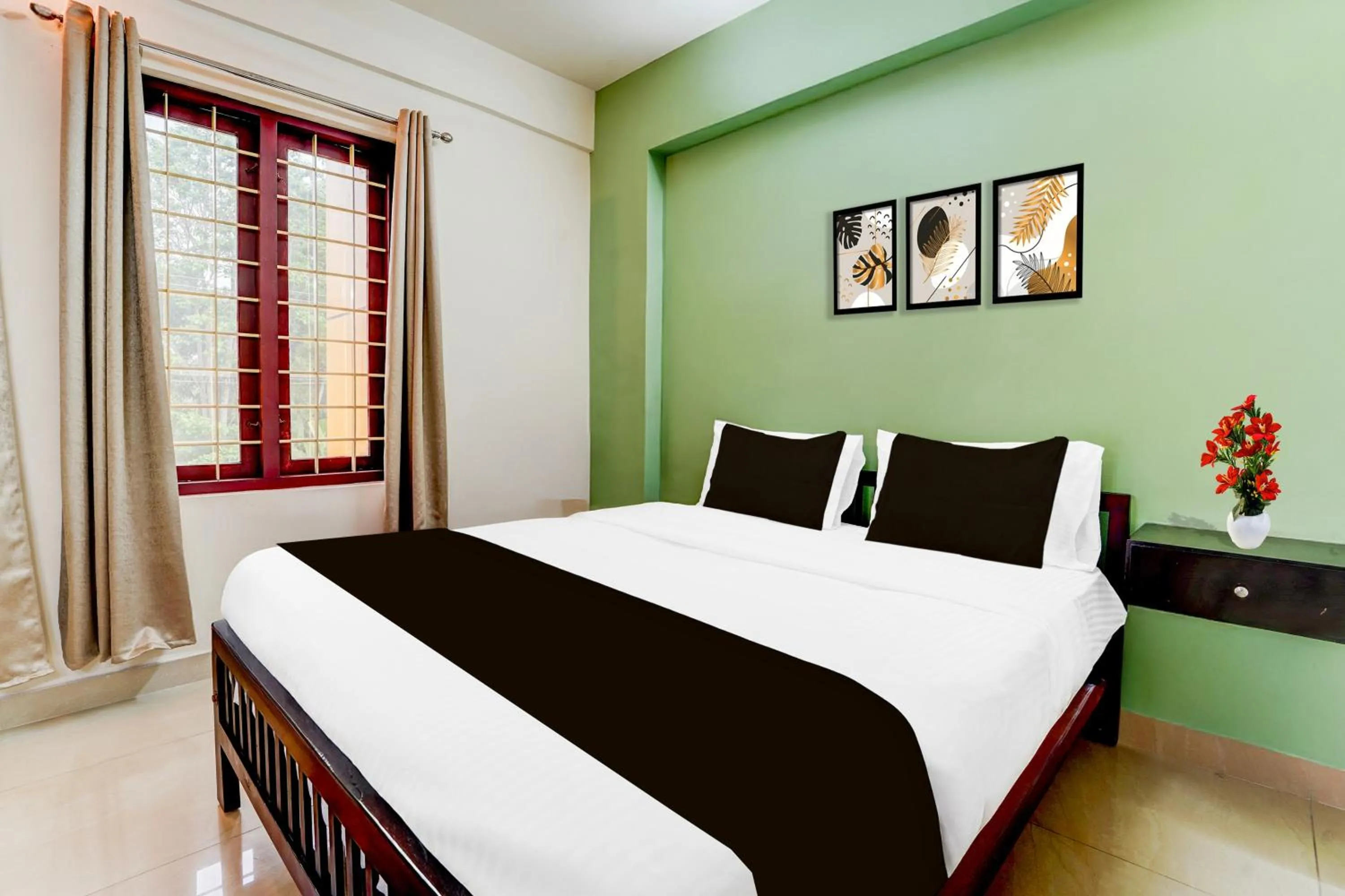 Bedroom, Bed in Super Collection O Kottayam Formerly Sap Inn