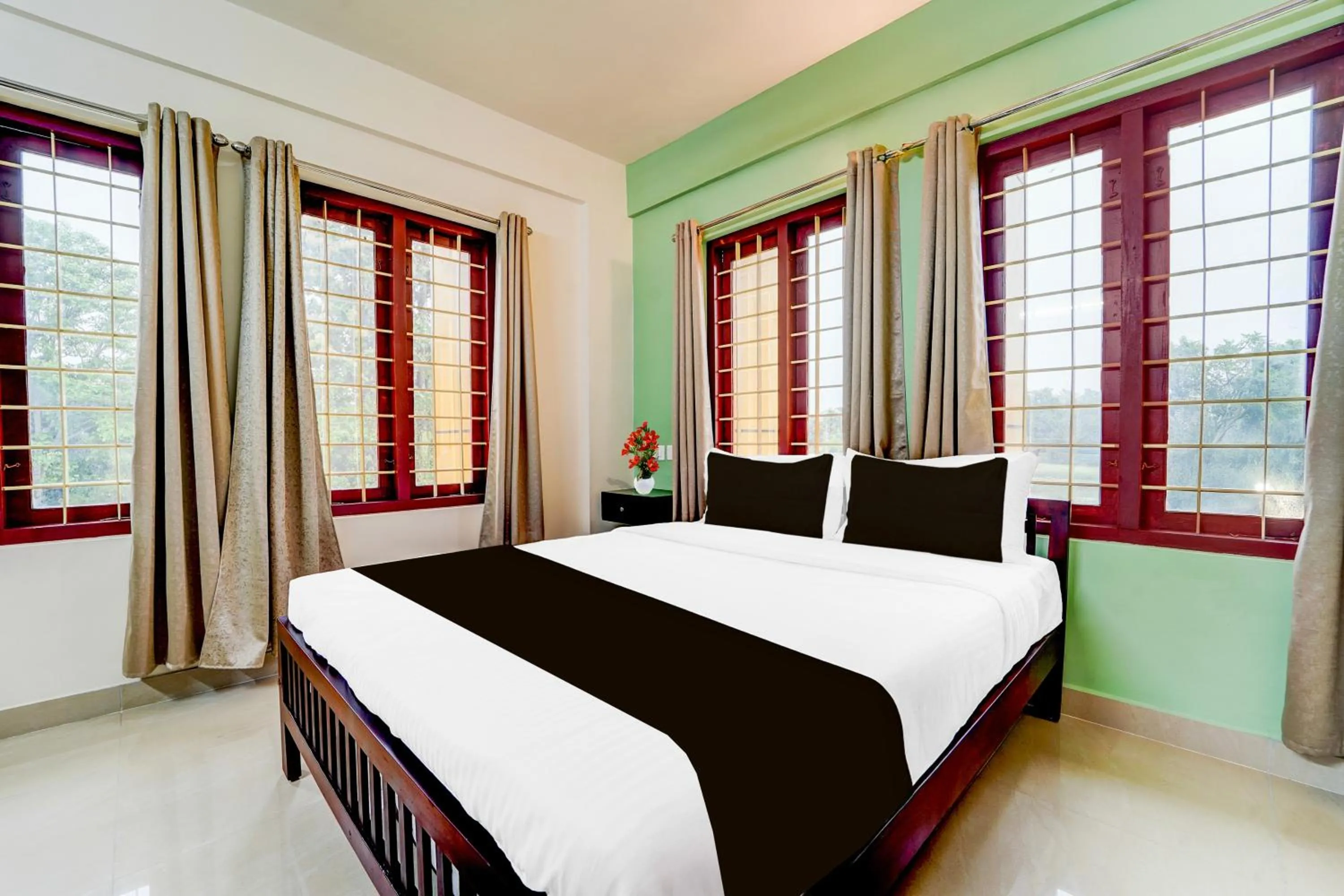 Bedroom, Bed in Super Collection O Kottayam Formerly Sap Inn