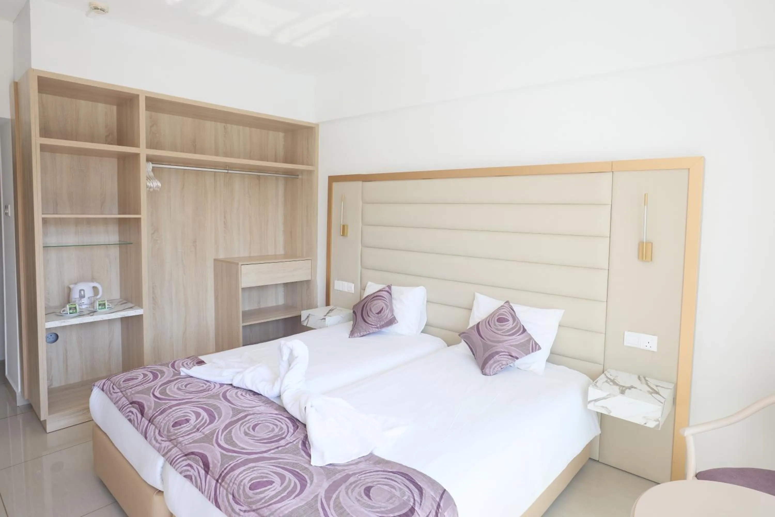 Bed in Tsokkos Protaras Beach Hotel