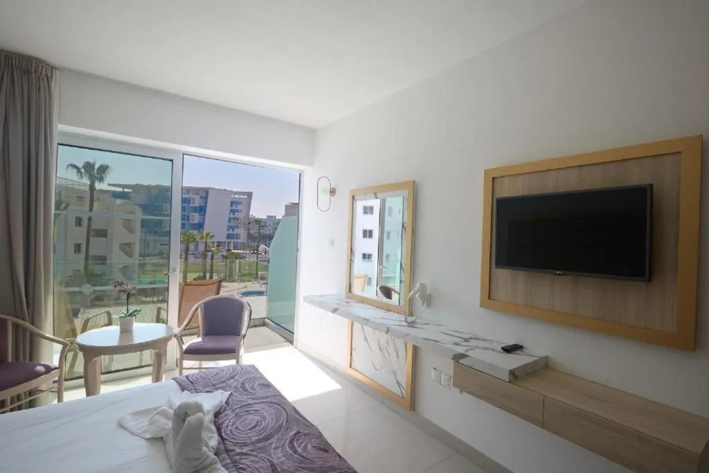 Bed in Tsokkos Protaras Beach Hotel