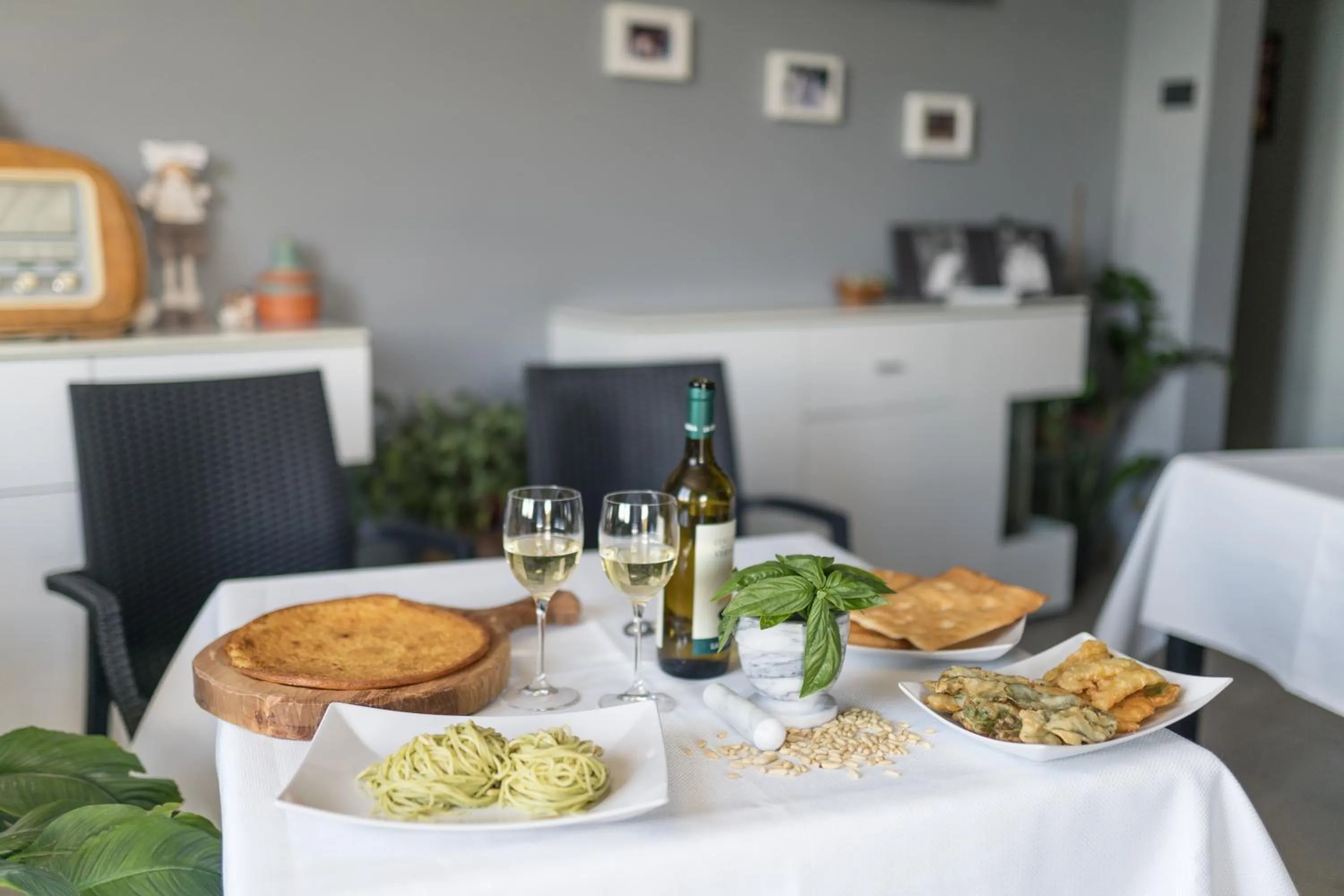 Food and drinks in B&B La Fontanella