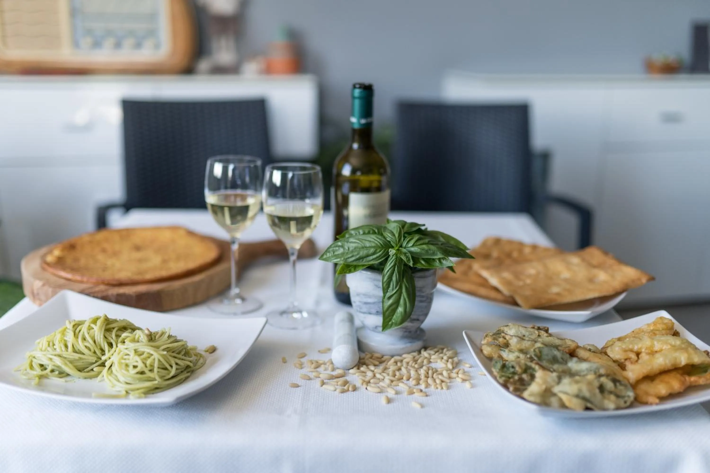 Food and drinks in B&B La Fontanella