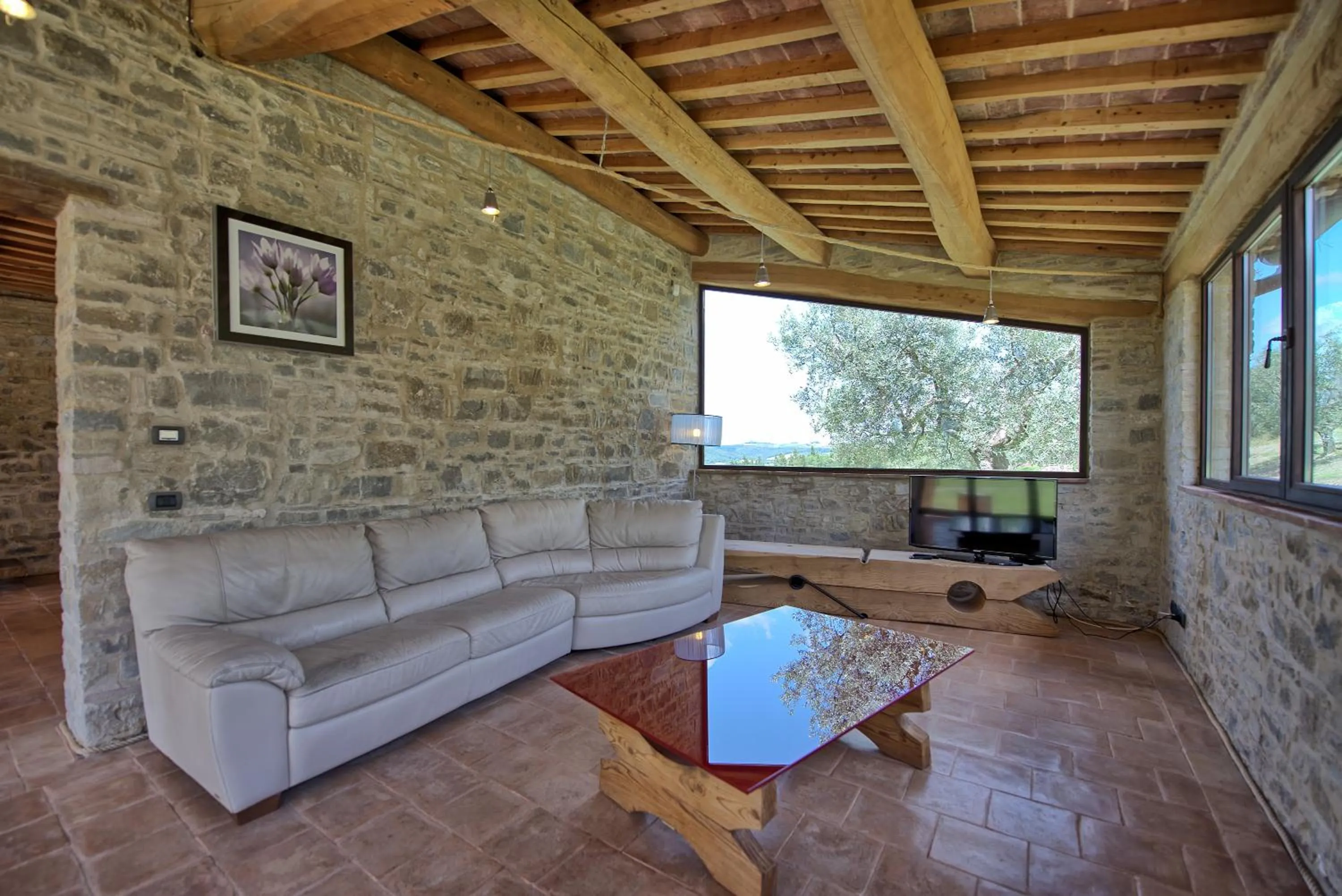 Seating area in Villa Ferdinando by PosarelliVillas