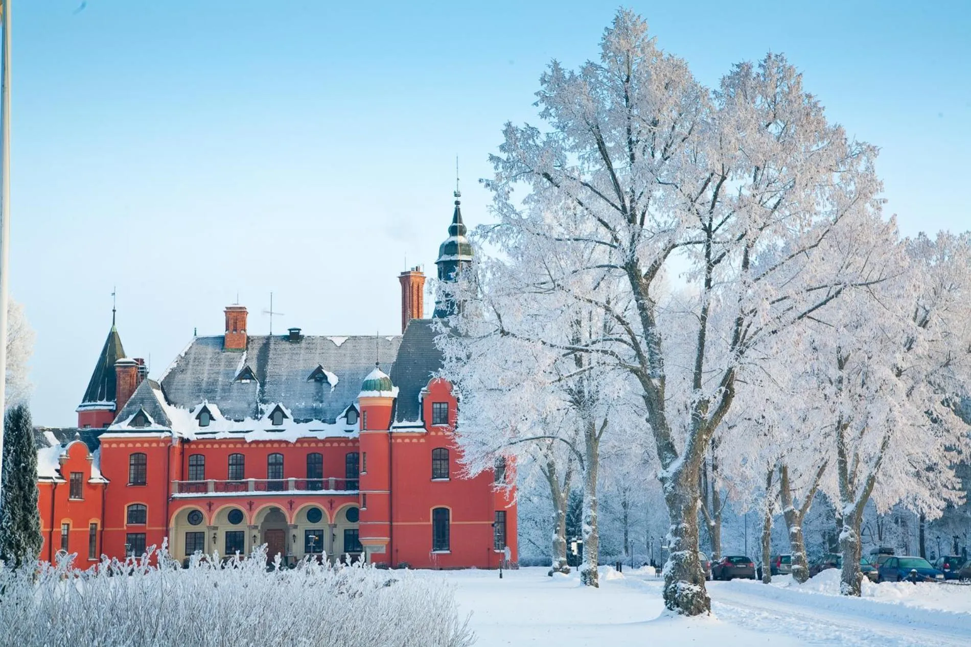 Facade/entrance in Lejondals Slott