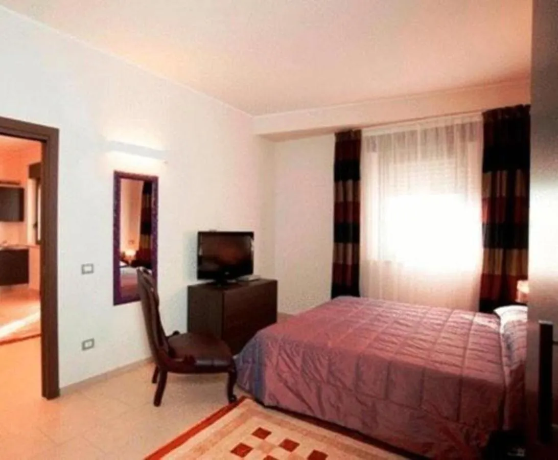 Bed in Hotel Massimino