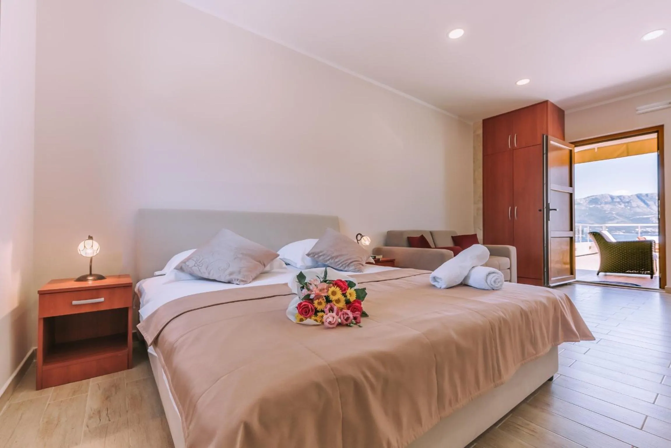 Bed in City Apartments