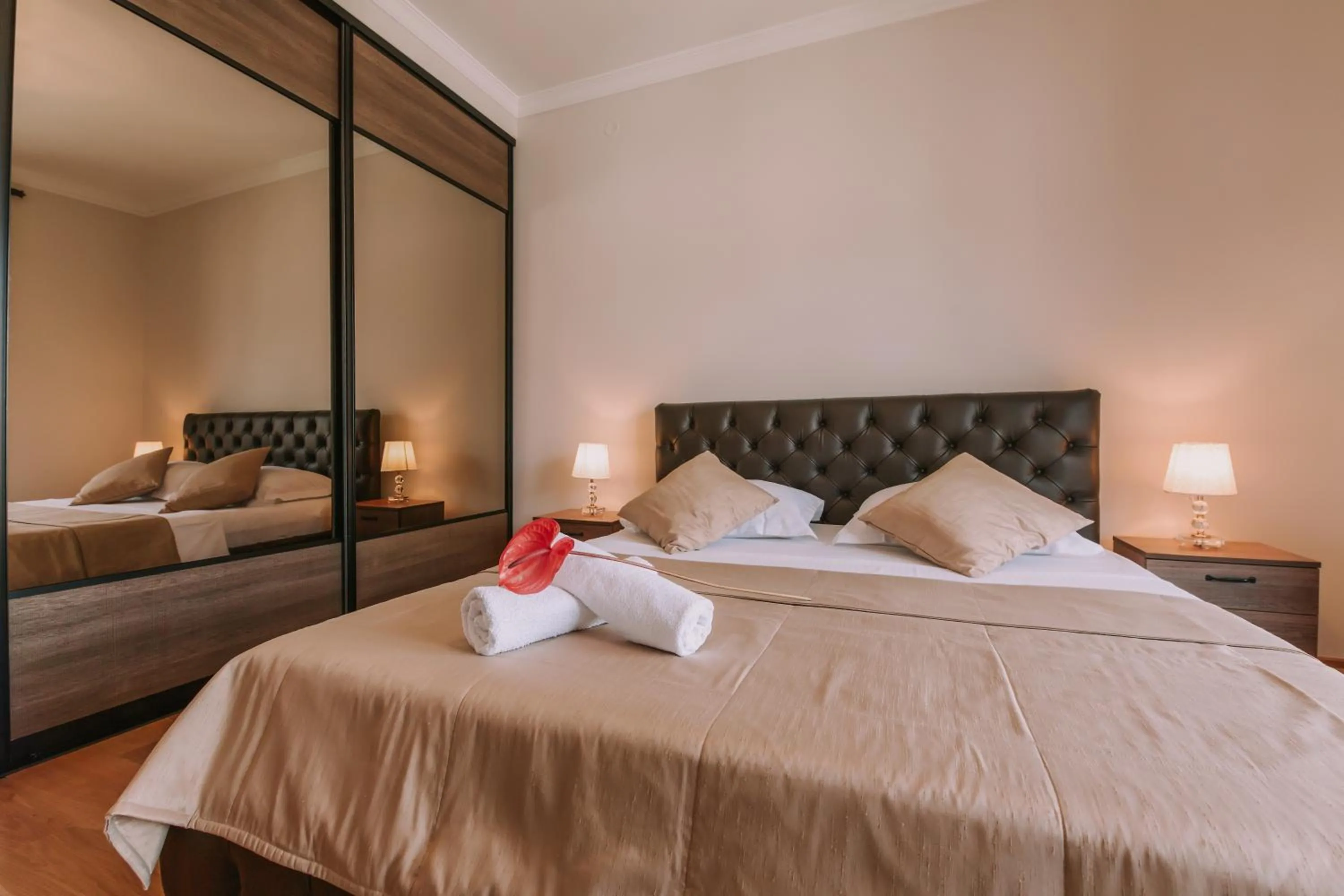 Bed in City Apartments