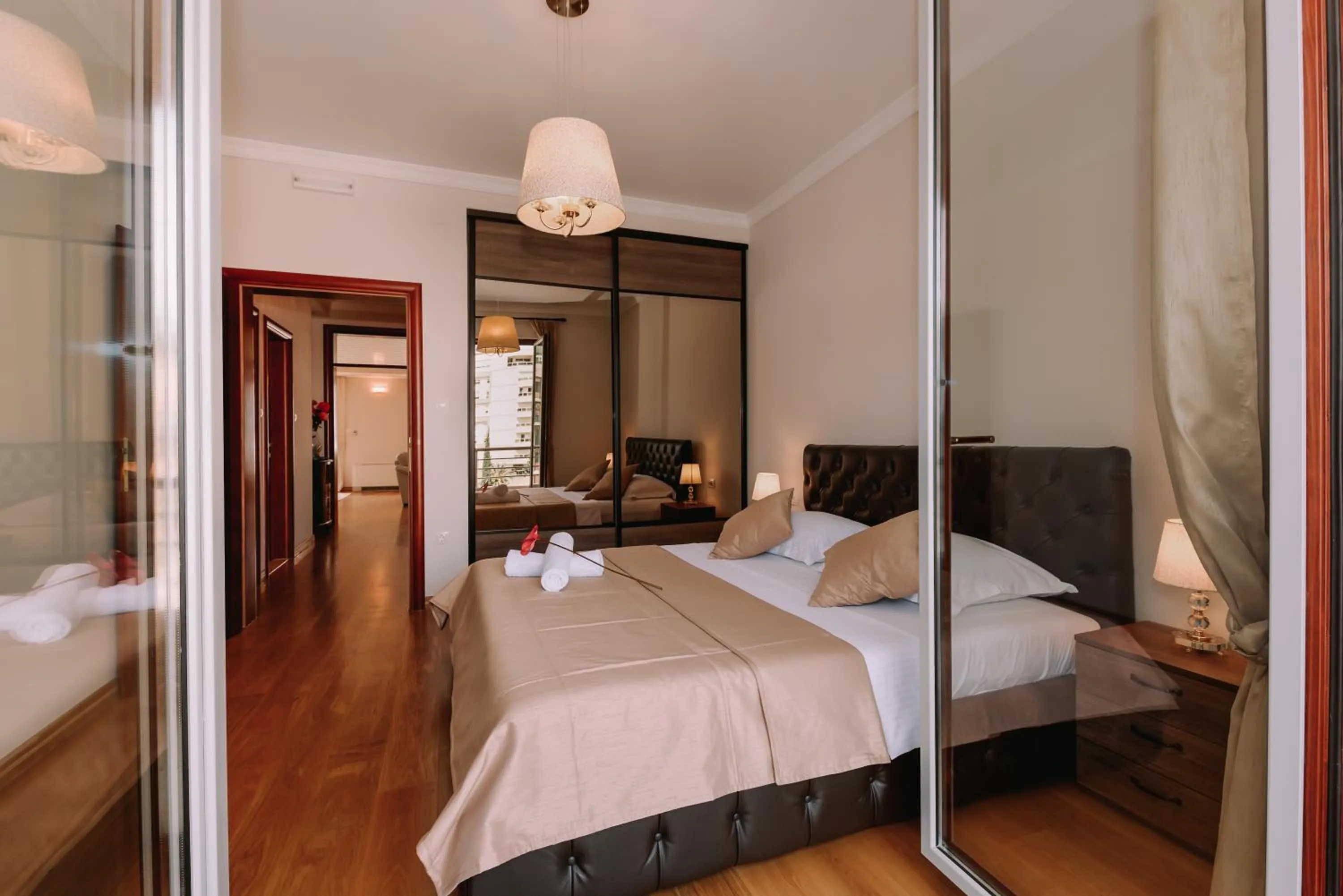 Bed in City Apartments