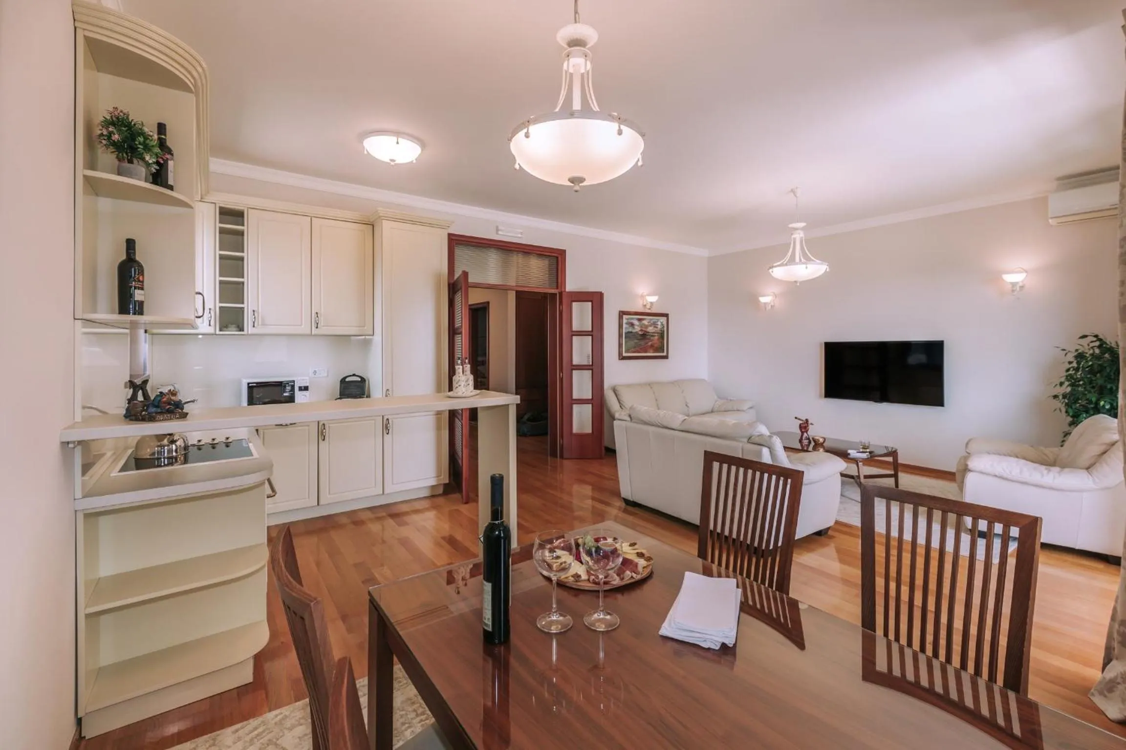 Kitchen or kitchenette in City Apartments
