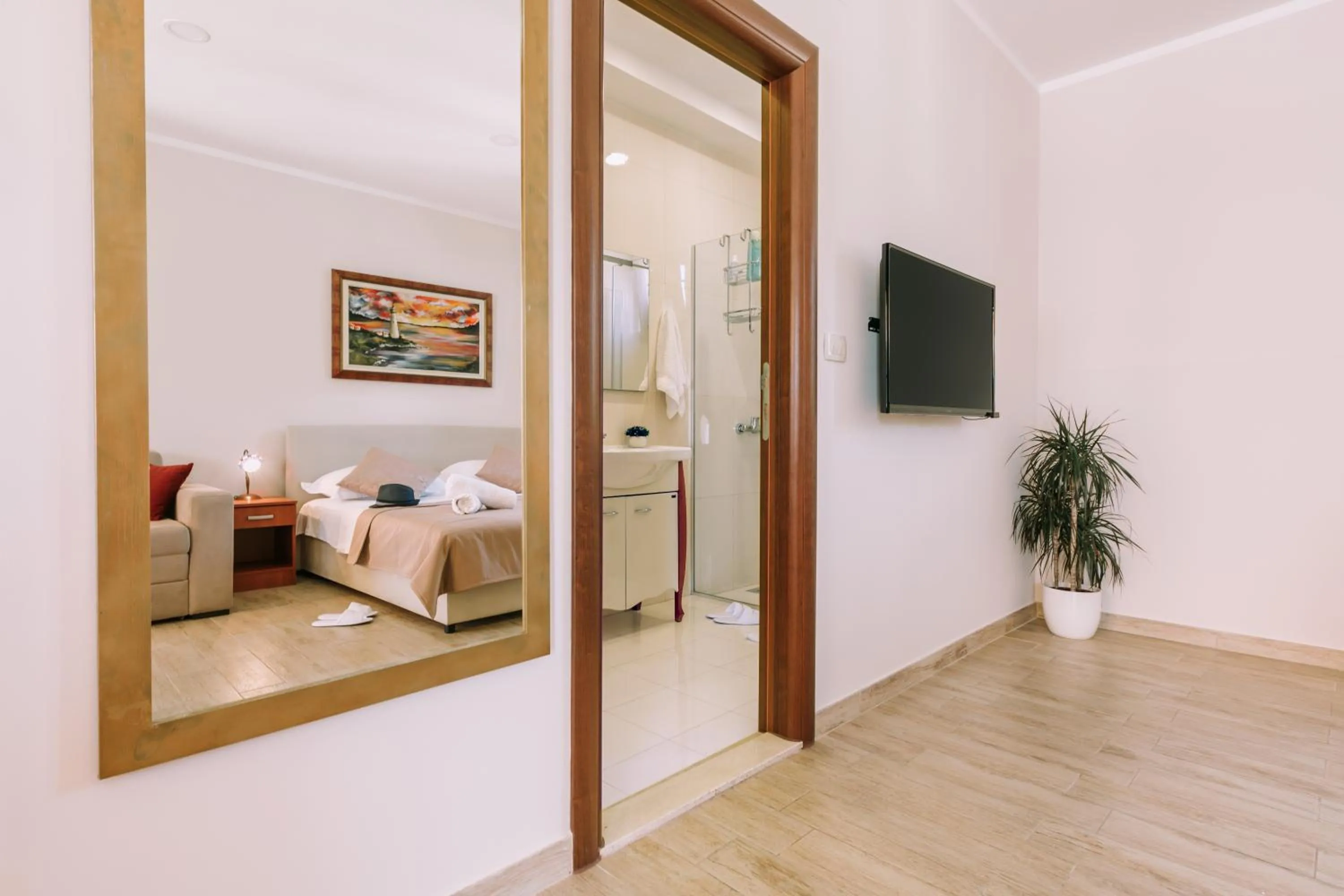 Bed in City Apartments