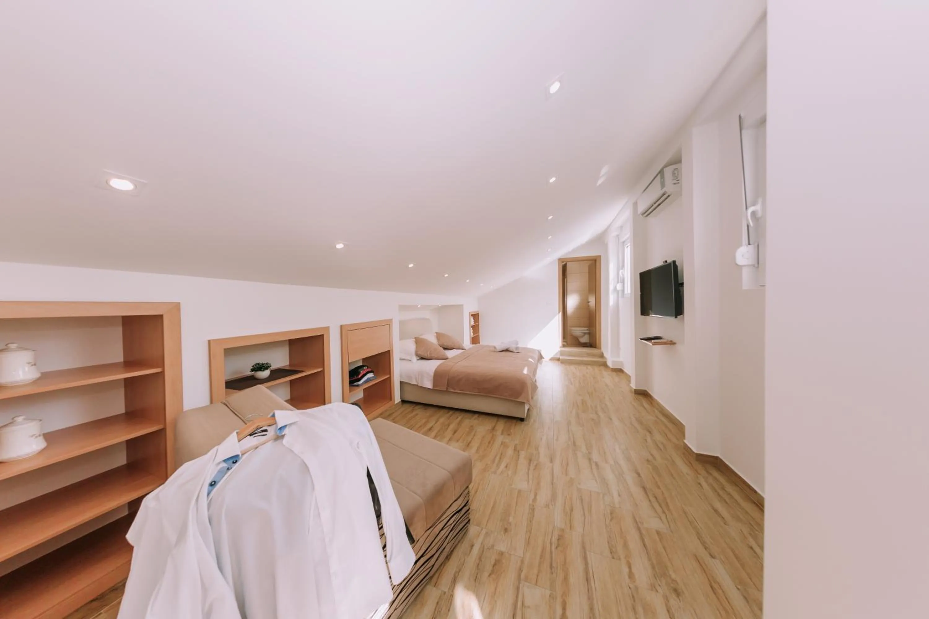 Photo of the whole room, Bed in City Apartments
