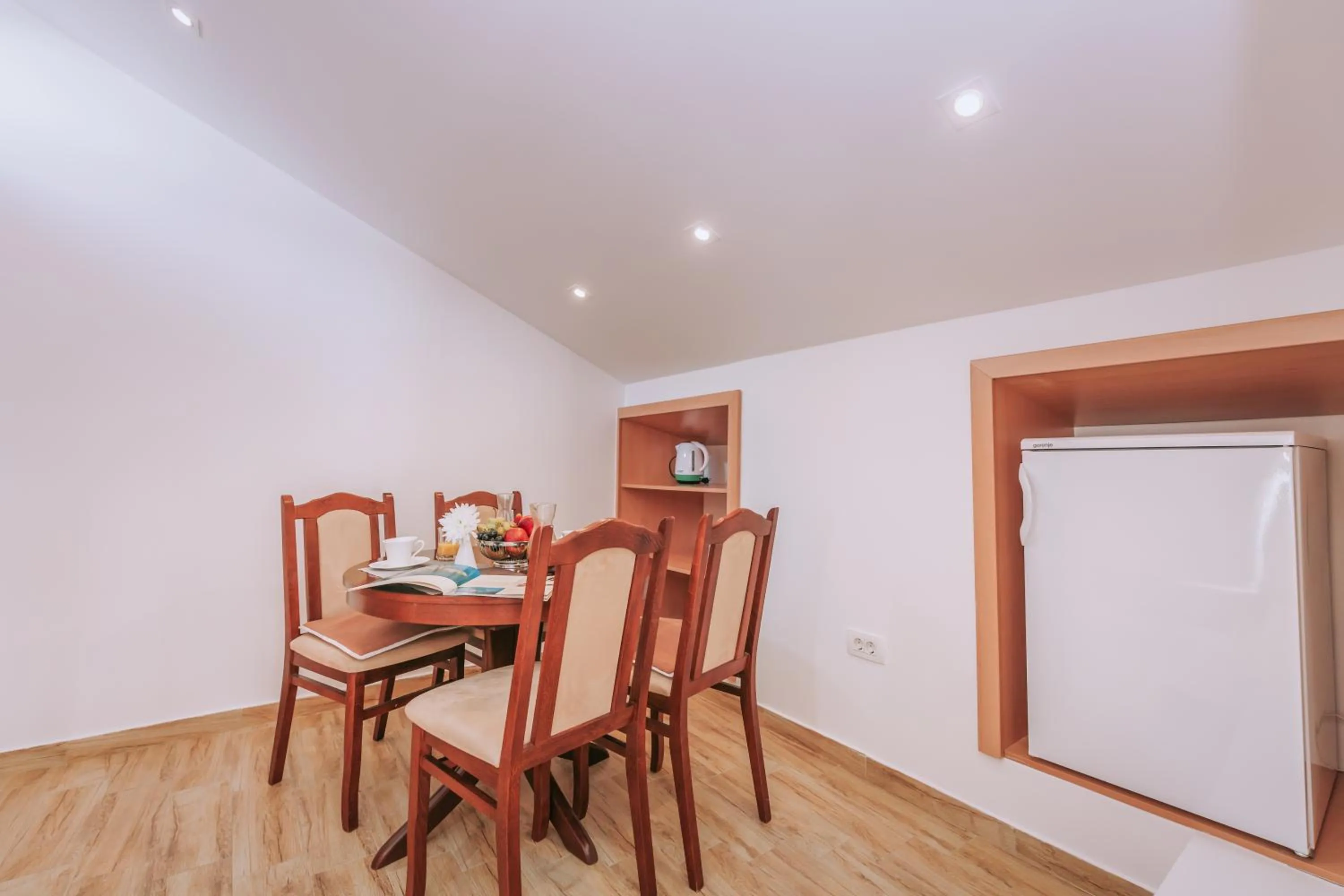 Seating area in City Apartments