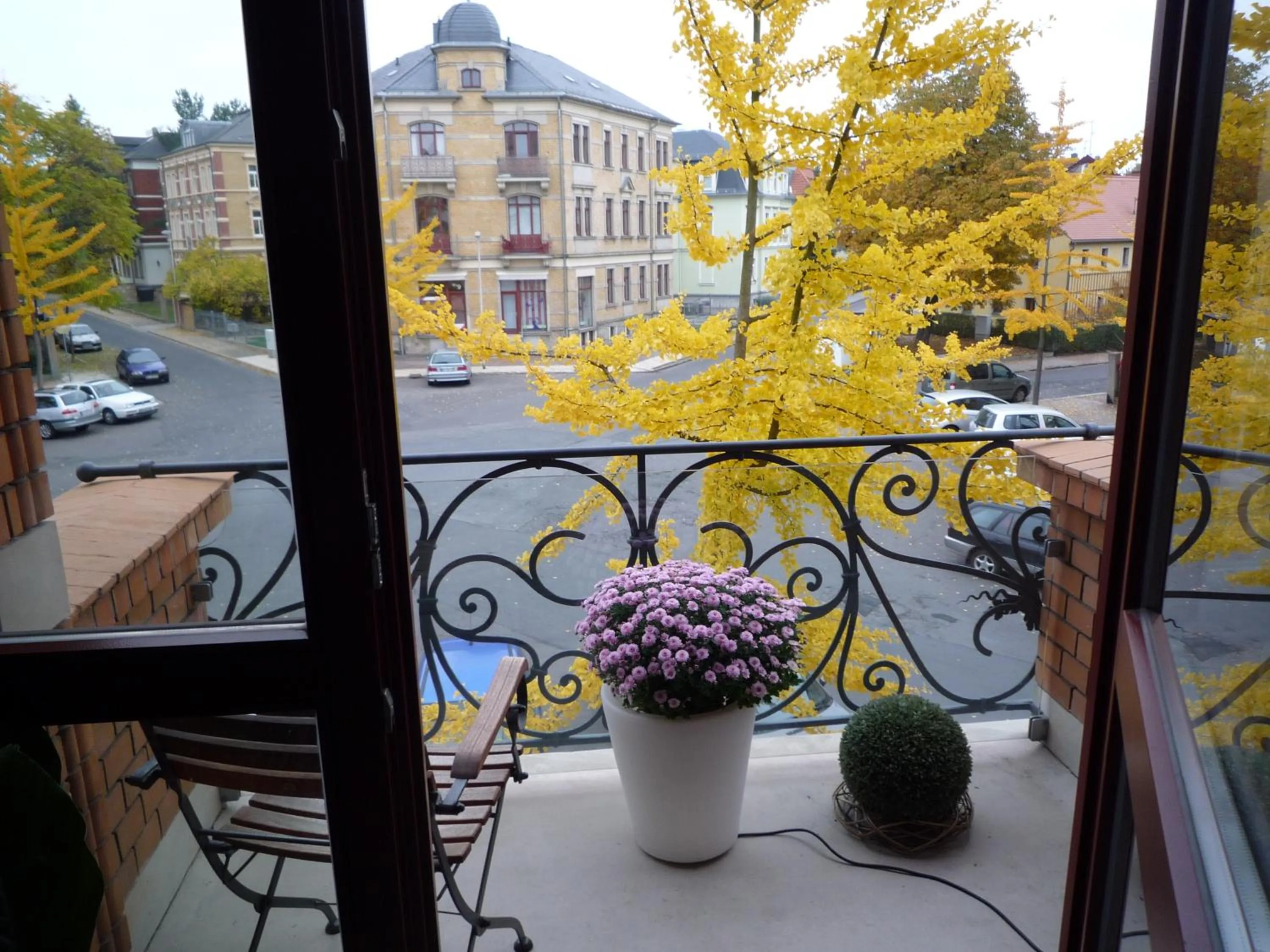 Balcony/Terrace in Ferienwohnung Villa Fiedler